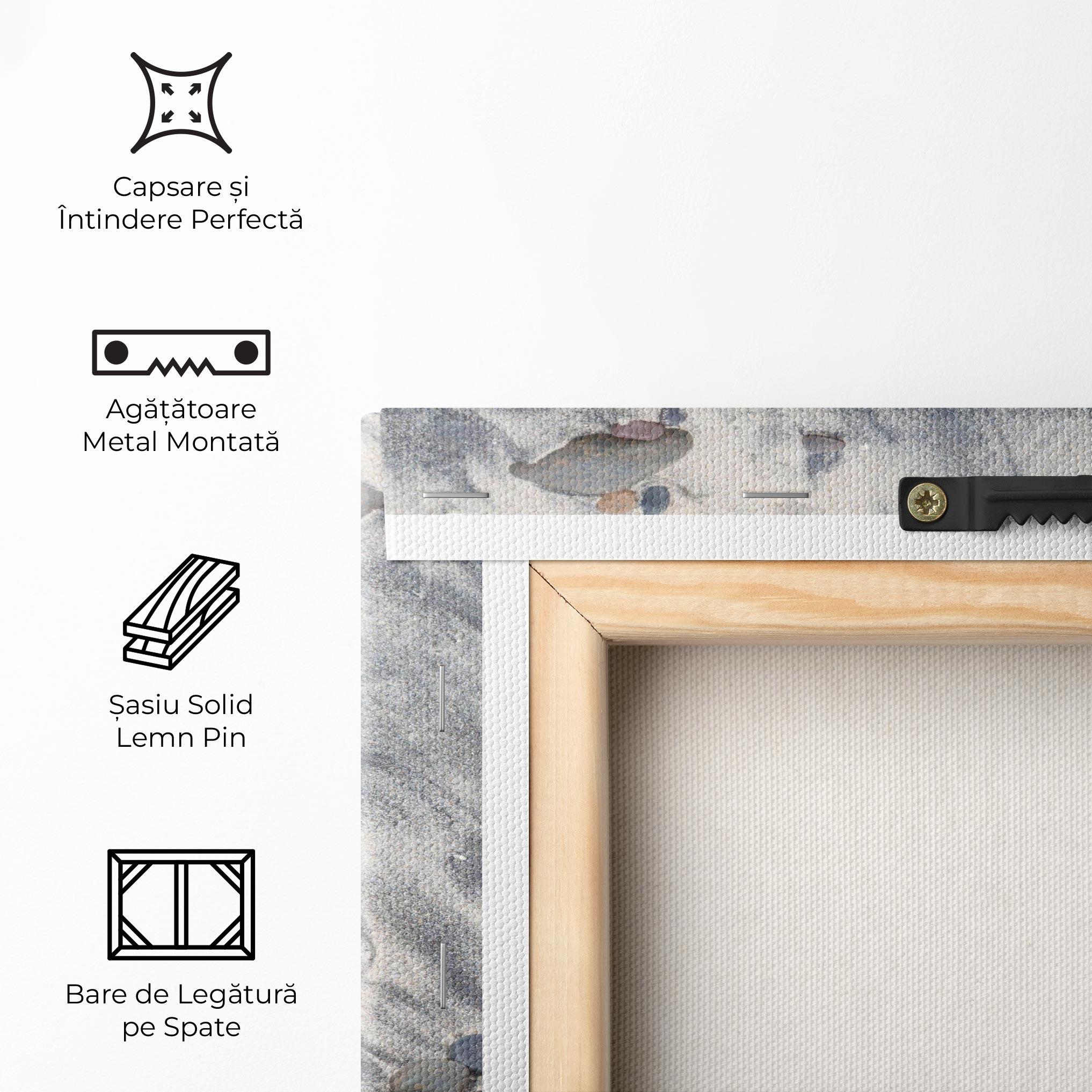 Tablou Canvas Sandy Beach Stones mockup 5