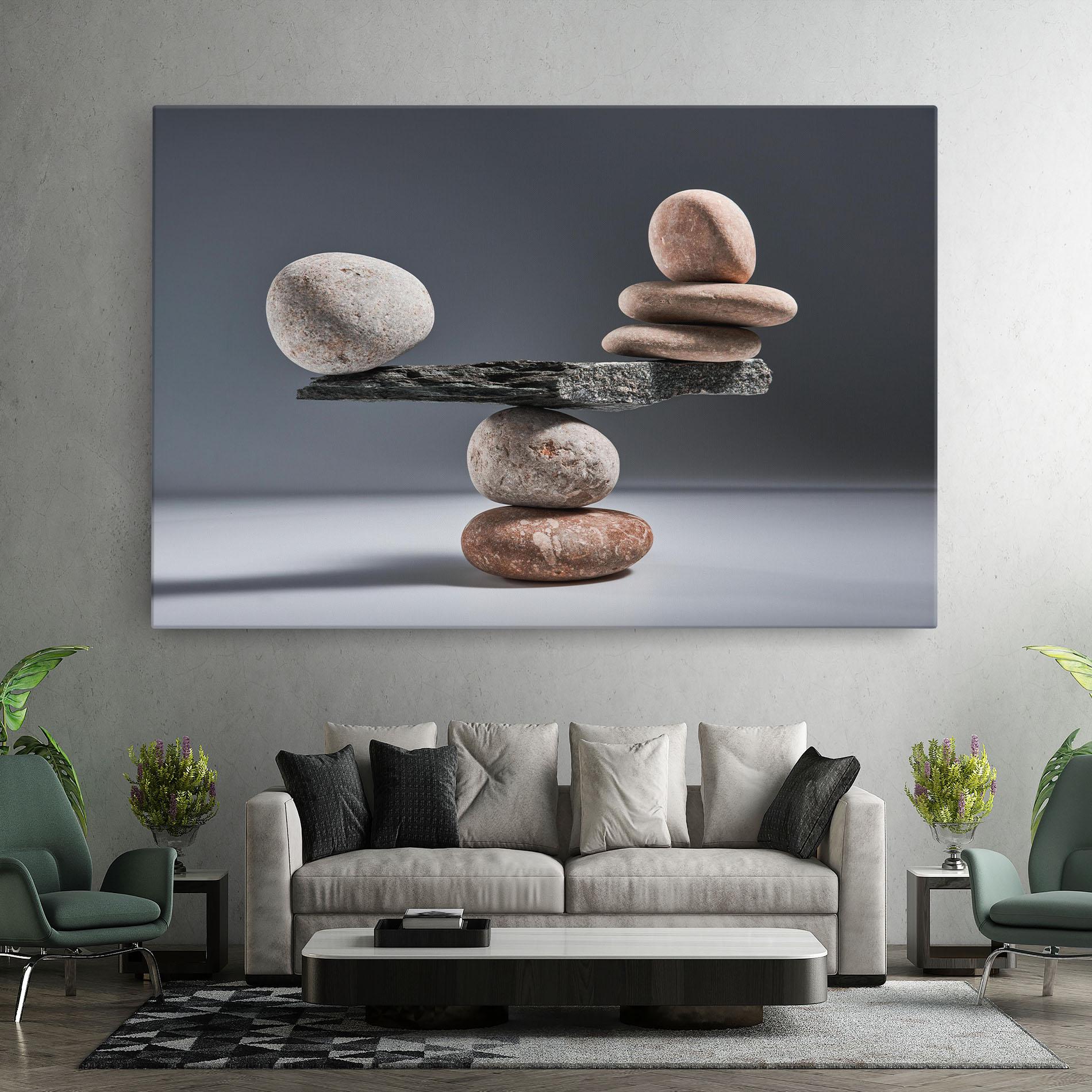 Tablou Canvas Balancing Pebbles mockup 7