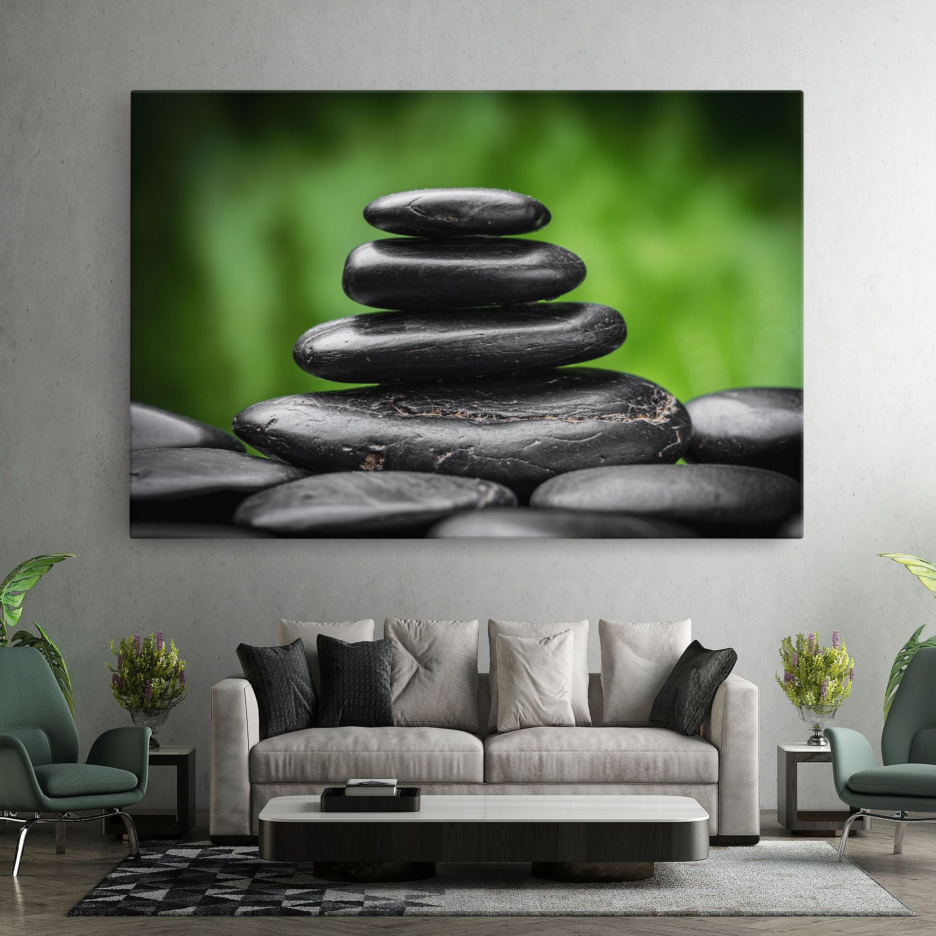 Black Stone Meditation mockup 7