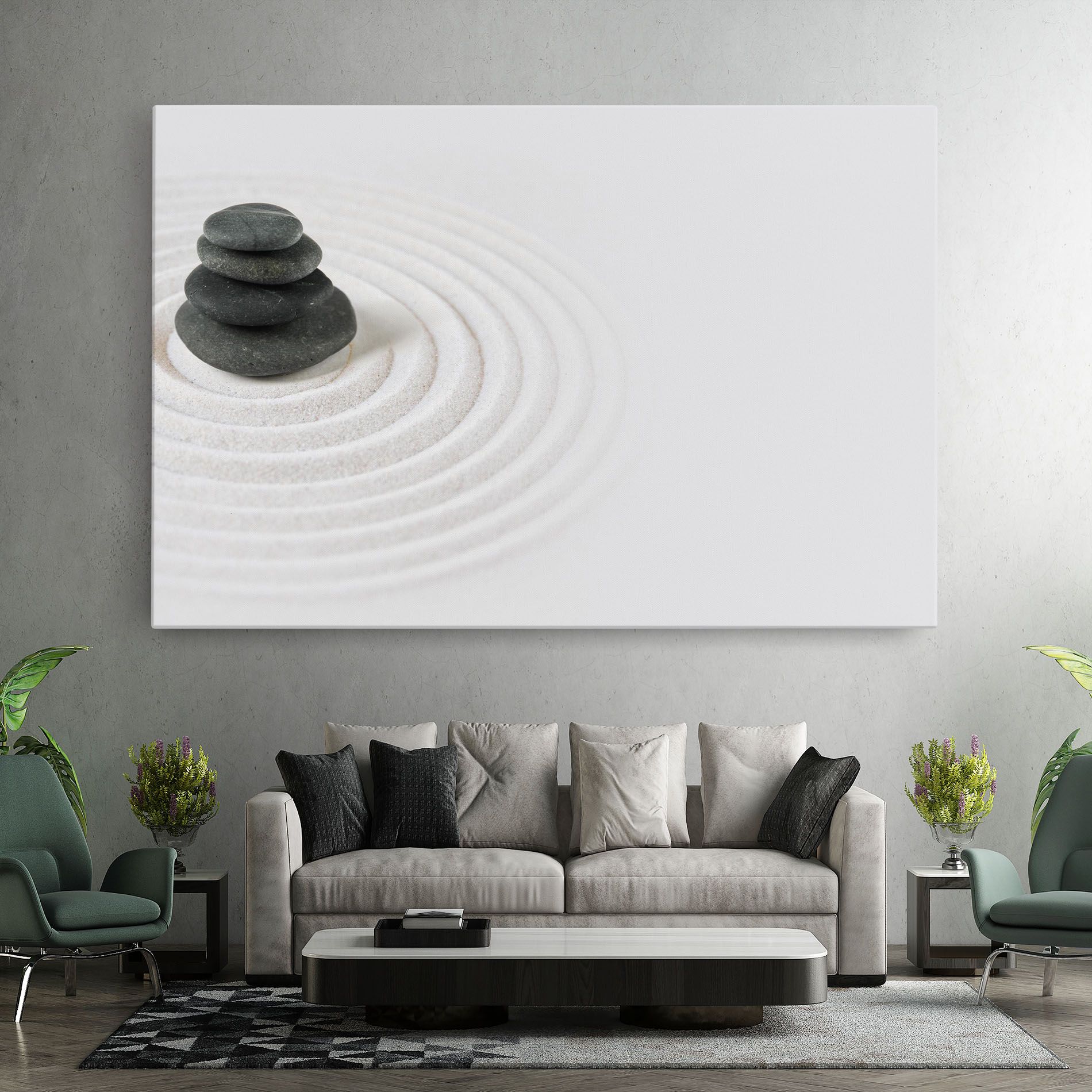 Black Stones Sand mockup 7