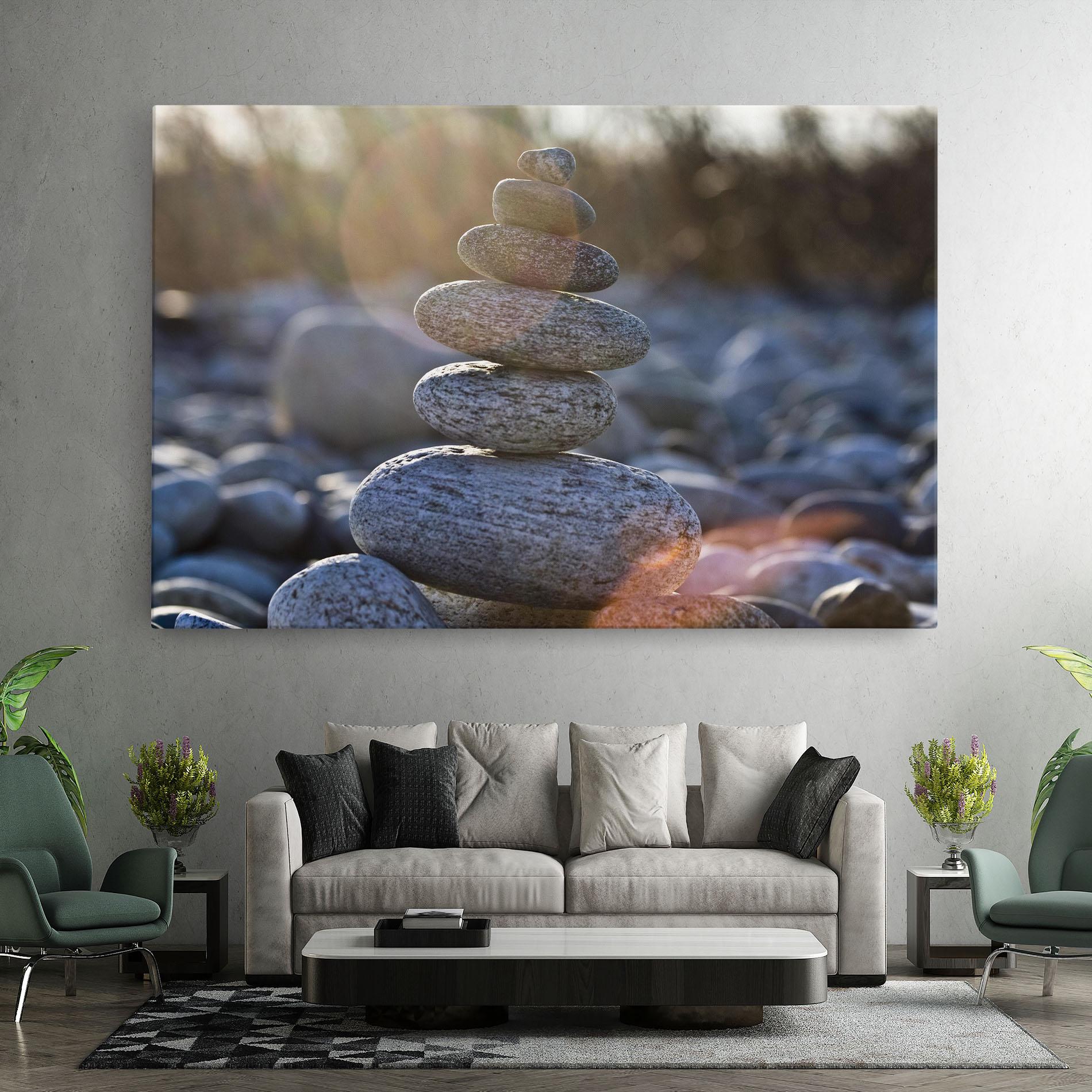 Tablou Canvas Closeup Shot Rocks mockup 7