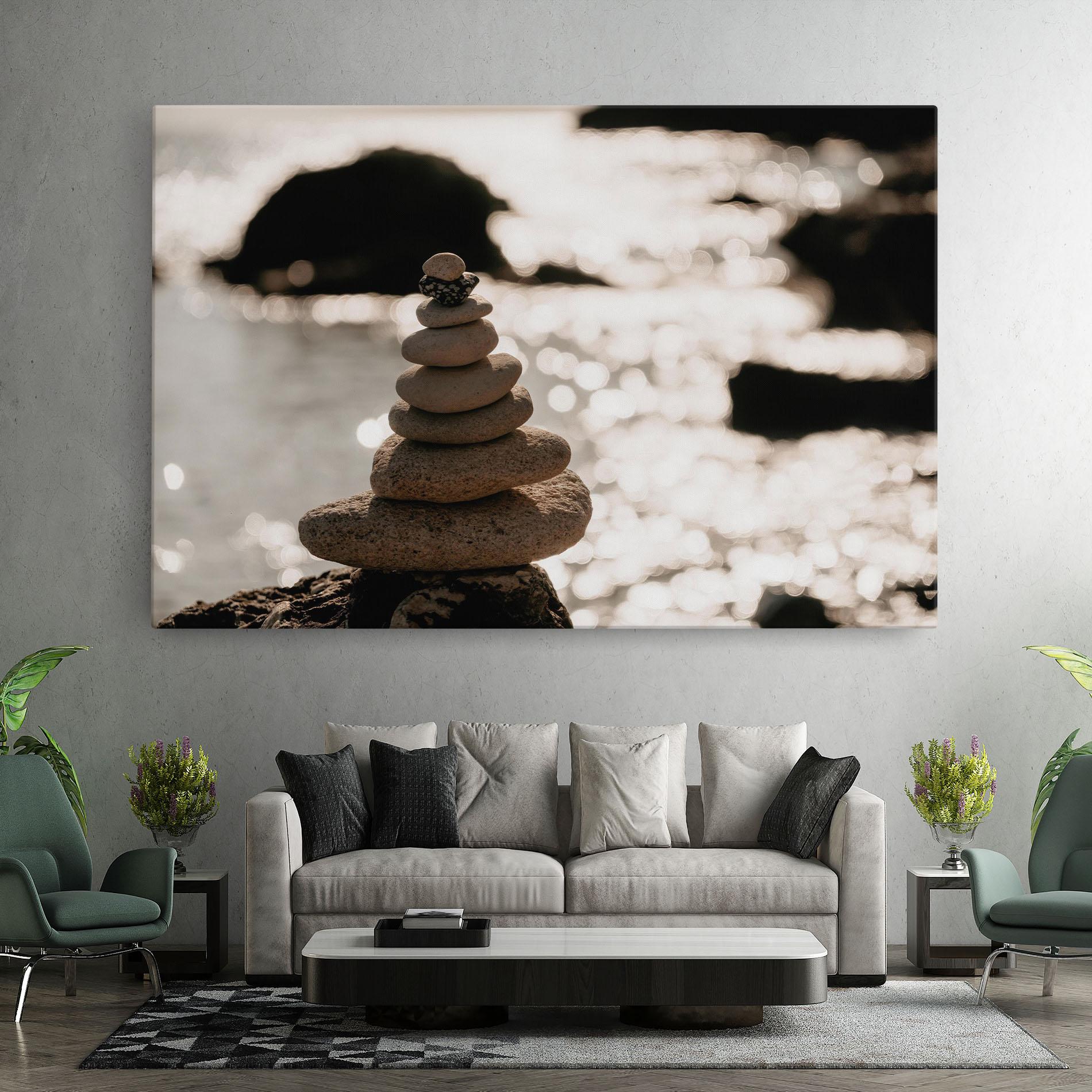 Tablou Canvas Pyramid Stones mockup 7