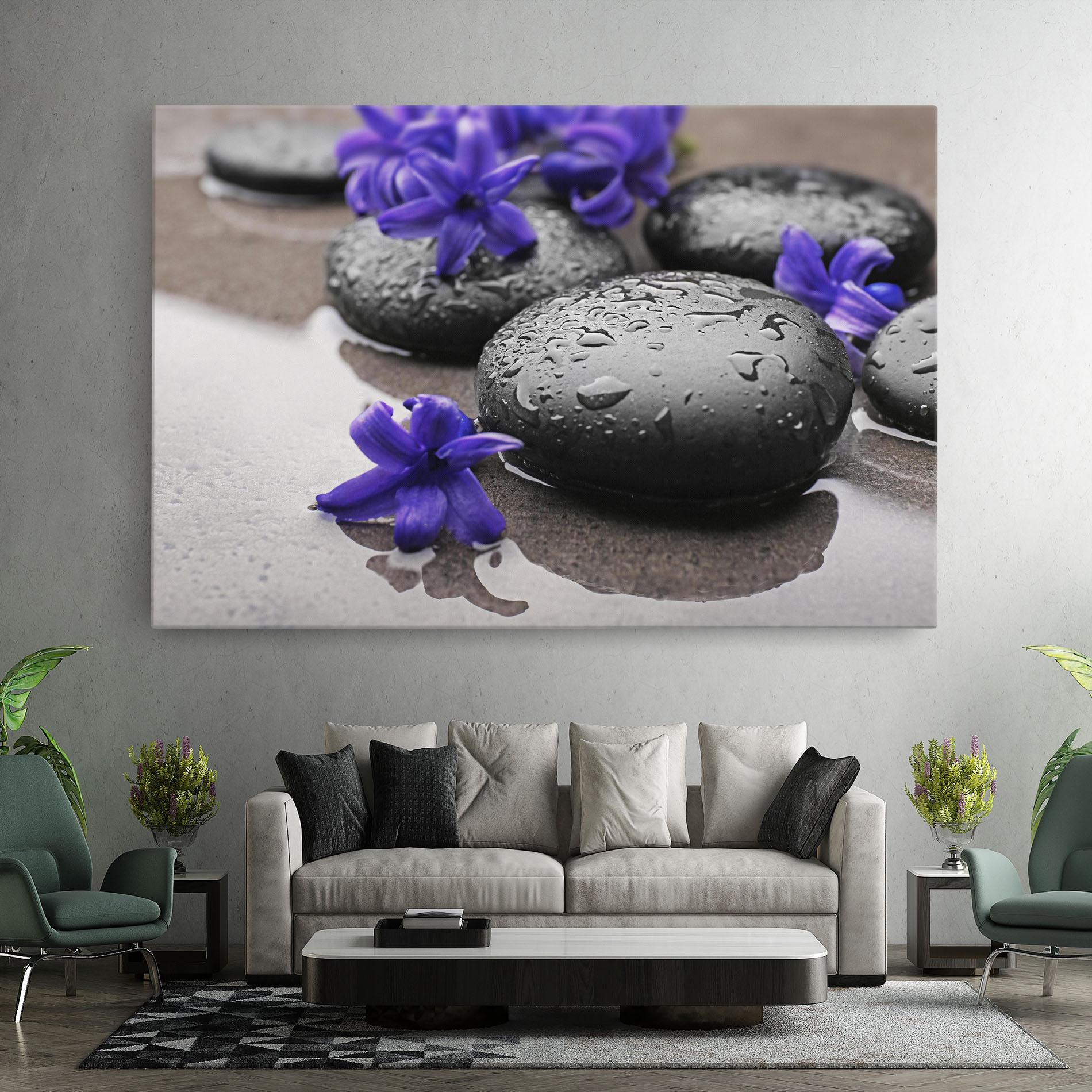 Tablou Canvas Spa Purple Rock mockup 7