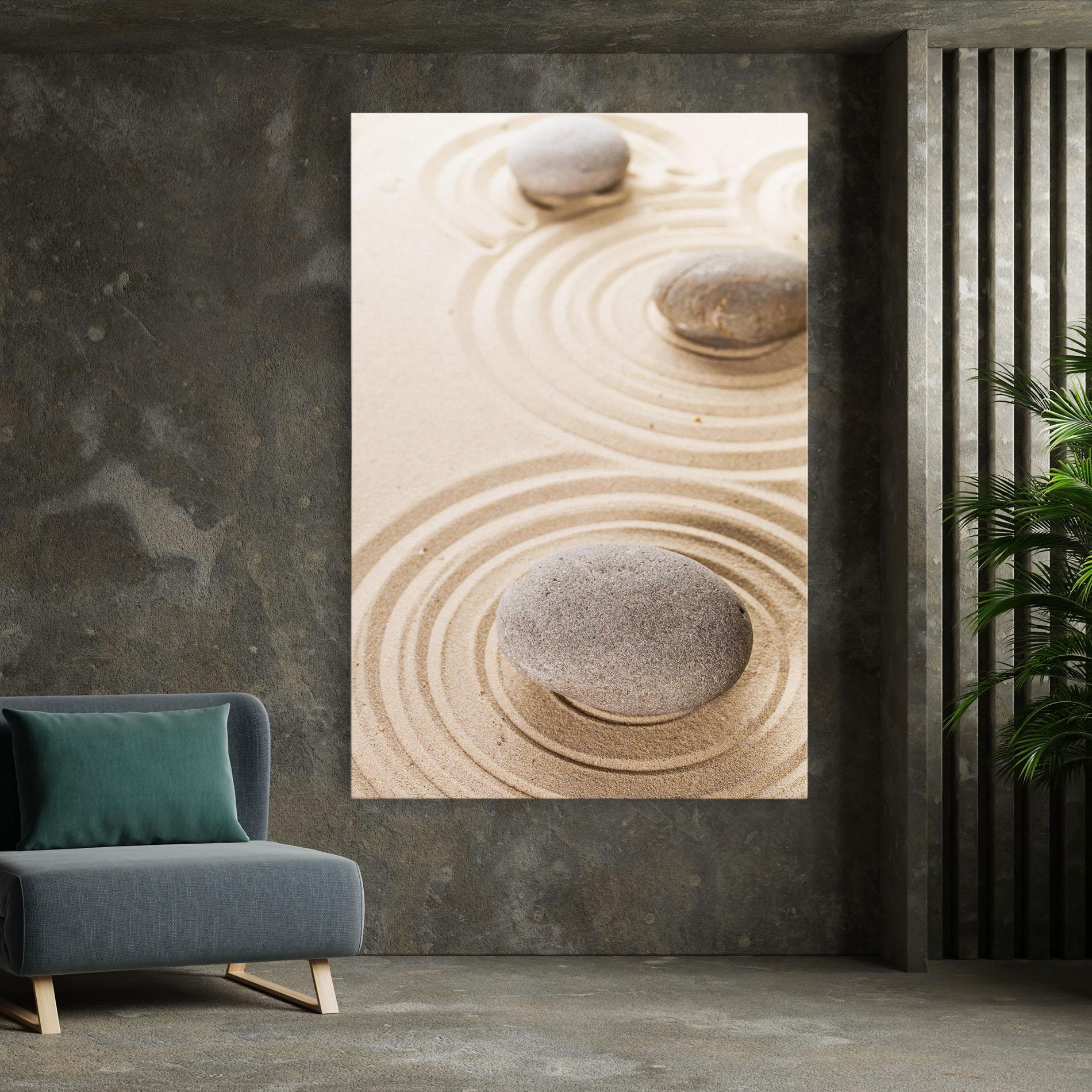 Tablou Canvas Meditation Cream Stone mockup 7
