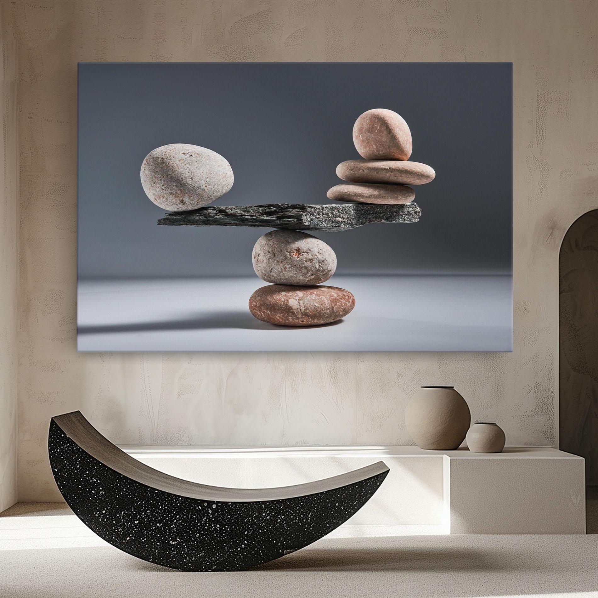 Tablou Canvas Balancing Pebbles mockup 8