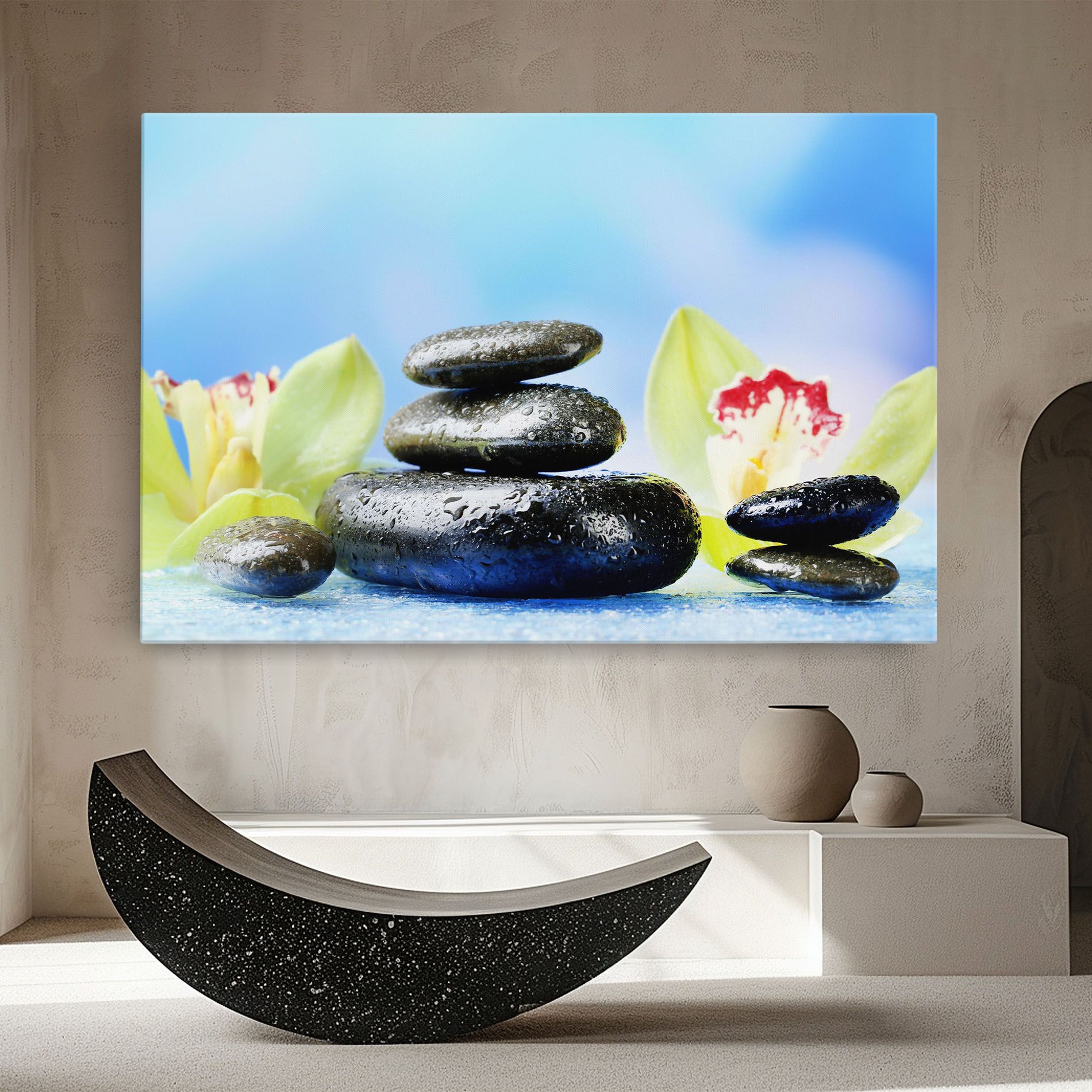 Blooming Orchid Stone mockup 8