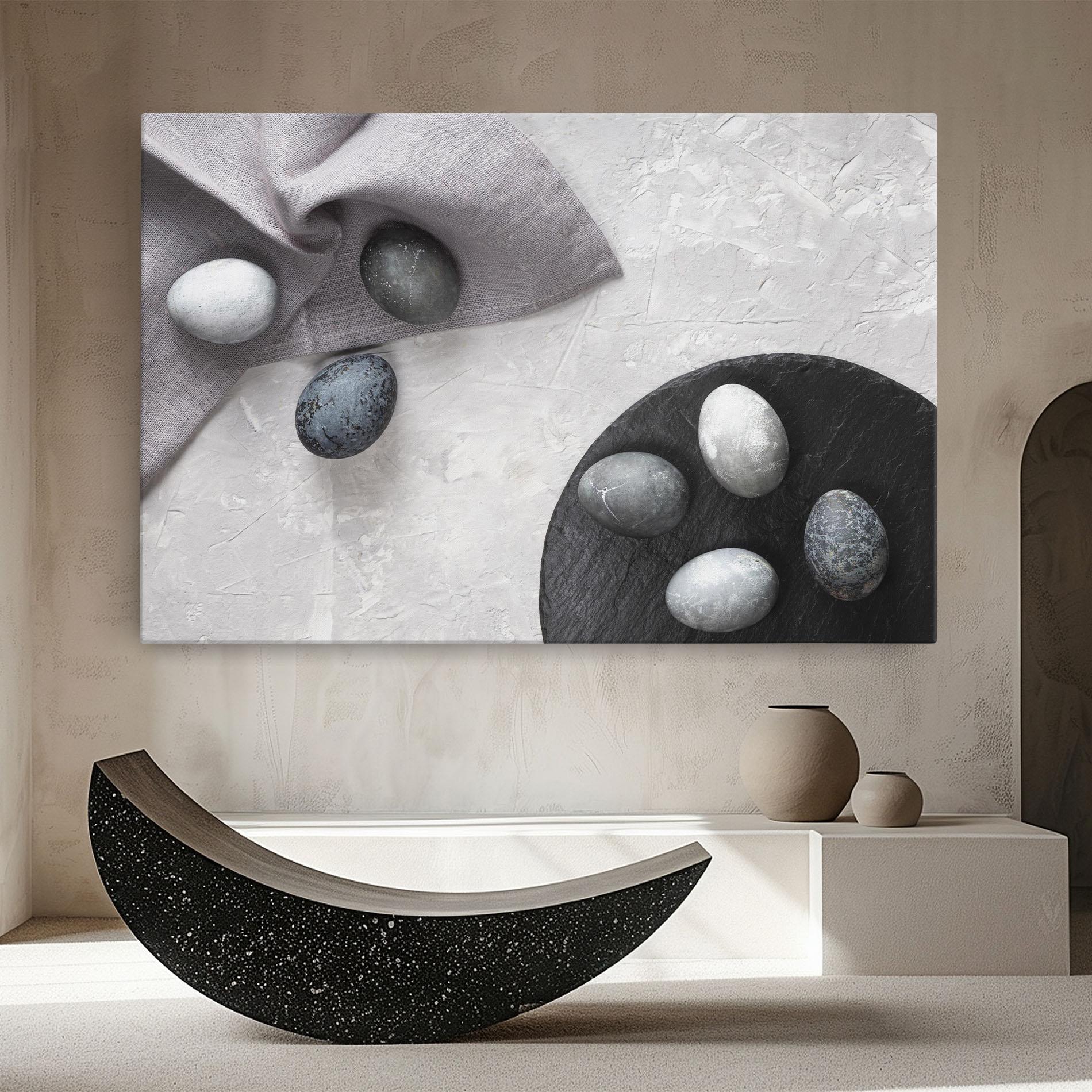 Tablou Canvas Eggs Stone mockup 8