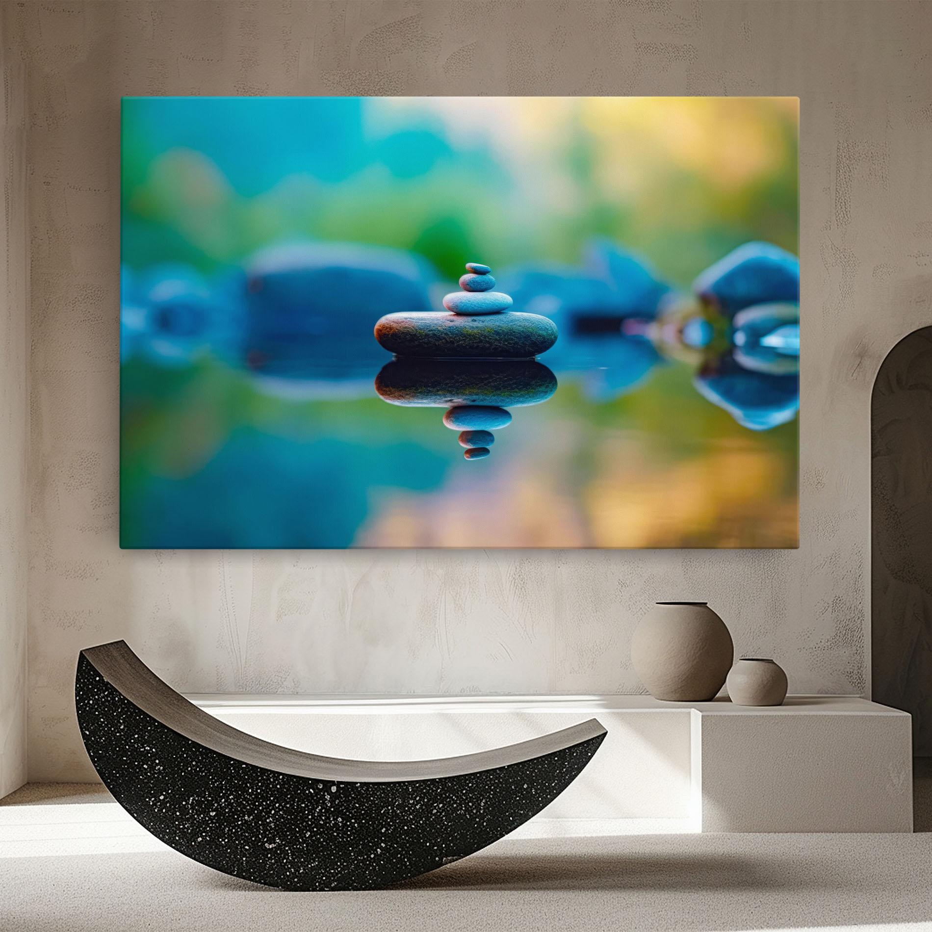 Tablou Canvas Pile Rocks mockup 8