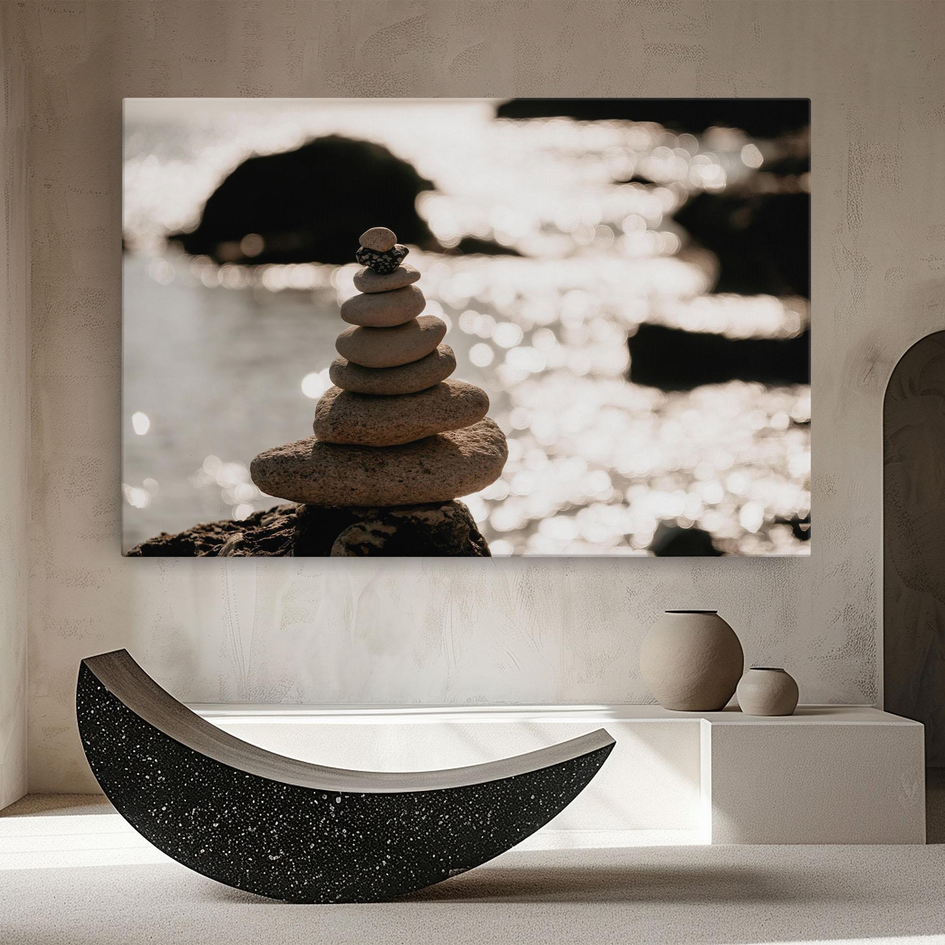 Tablou Canvas Pyramid Stones mockup 8