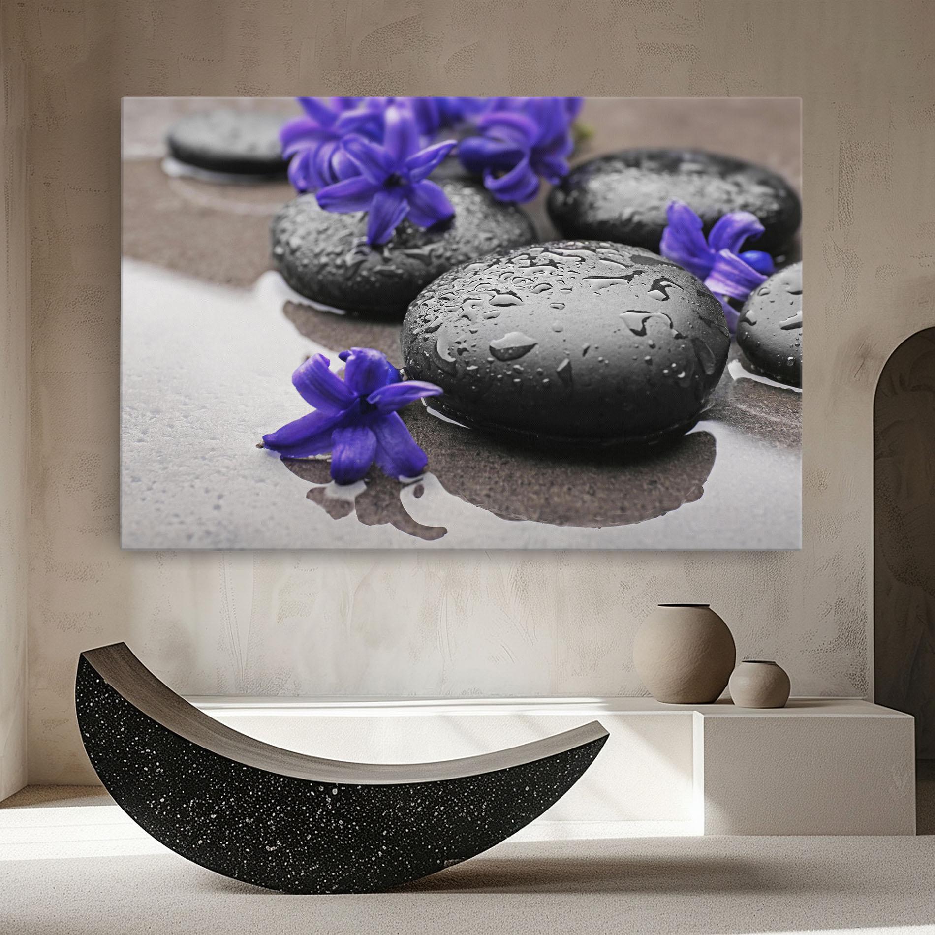 Tablou Canvas Spa Purple Rock mockup 8