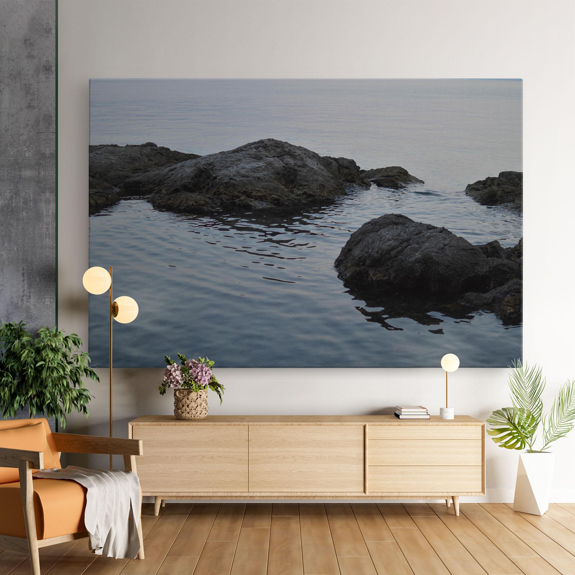 Tablou Canvas Calm Water Stones mockup 9