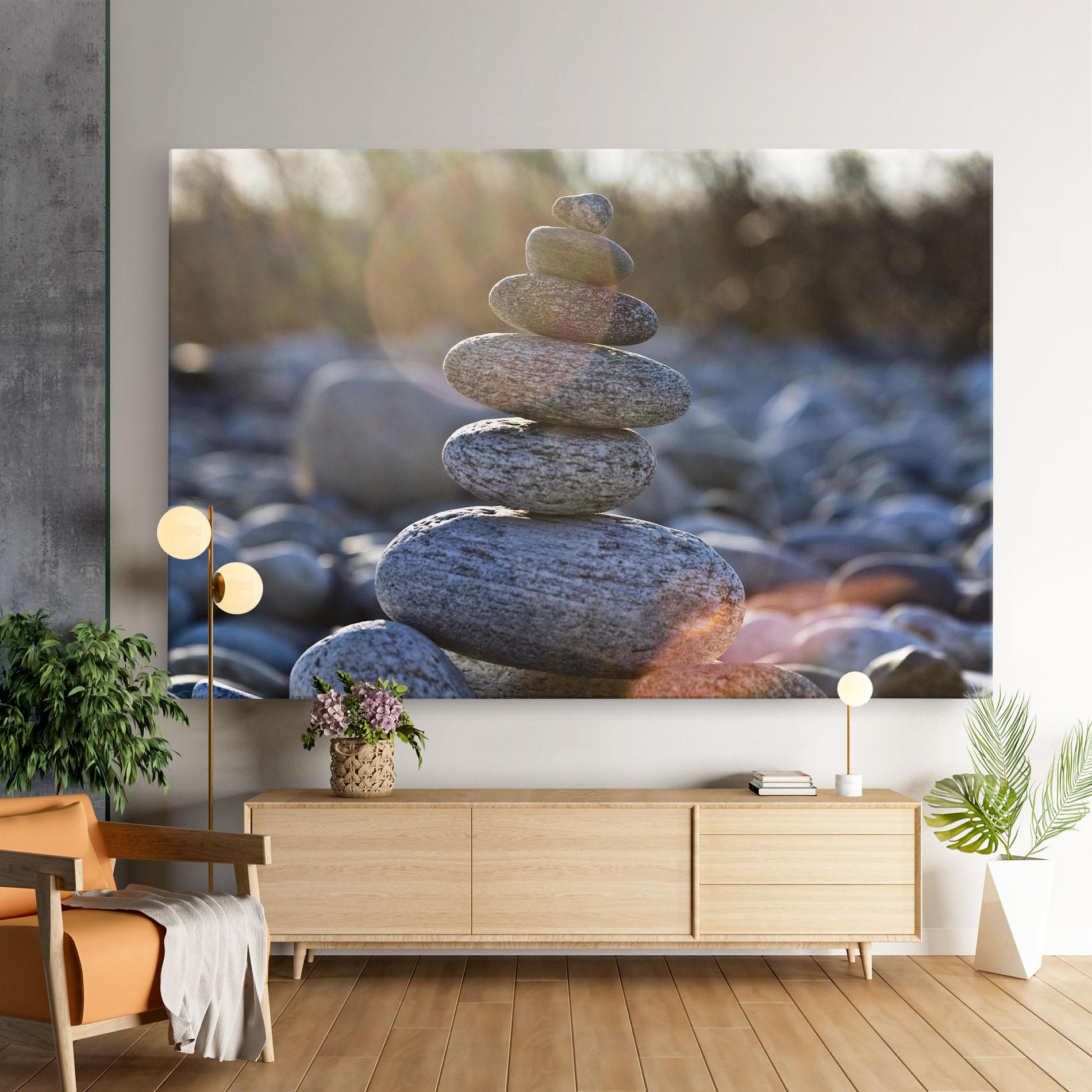 Tablou Canvas Closeup Shot Rocks mockup 9