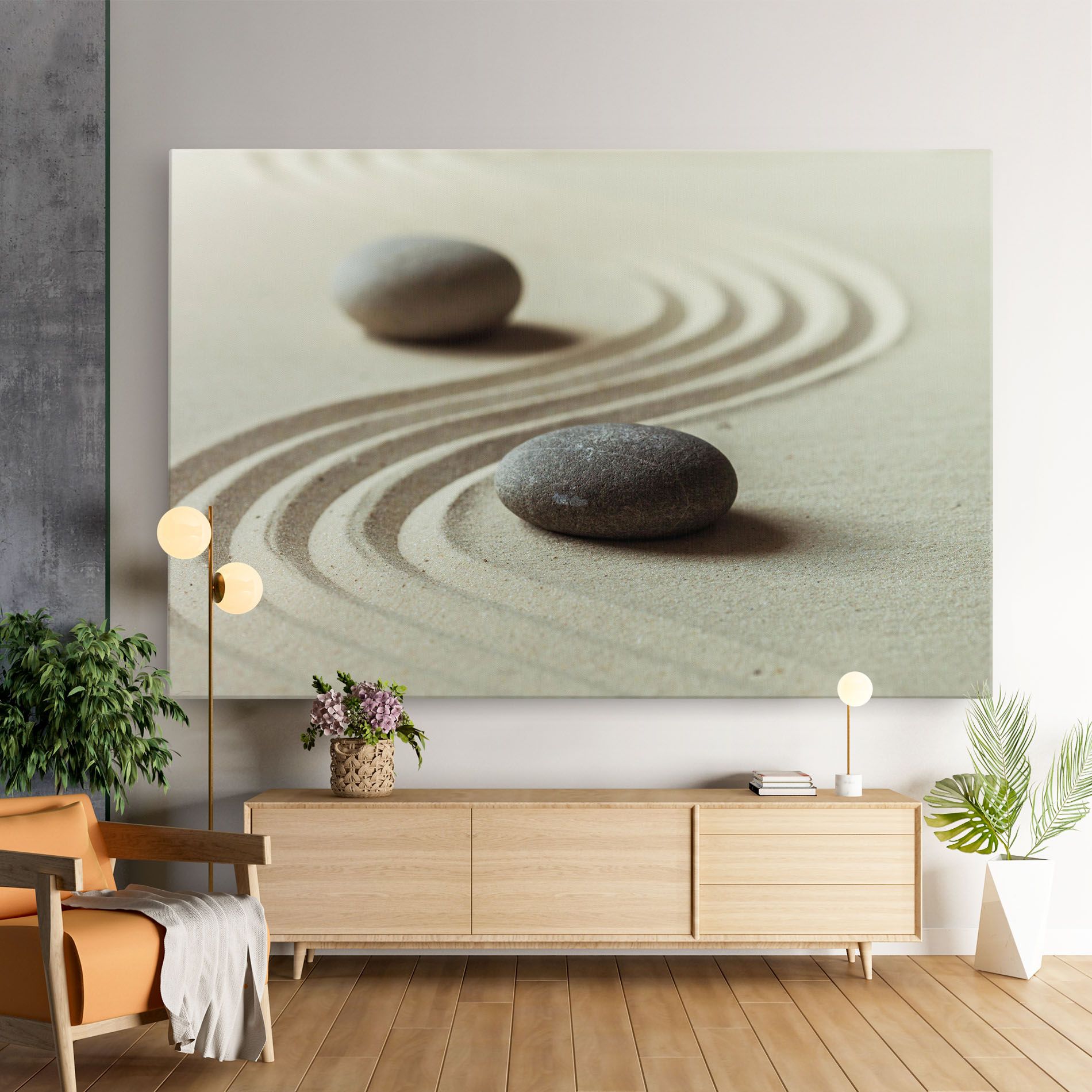 Cream Sand Stones mockup 9