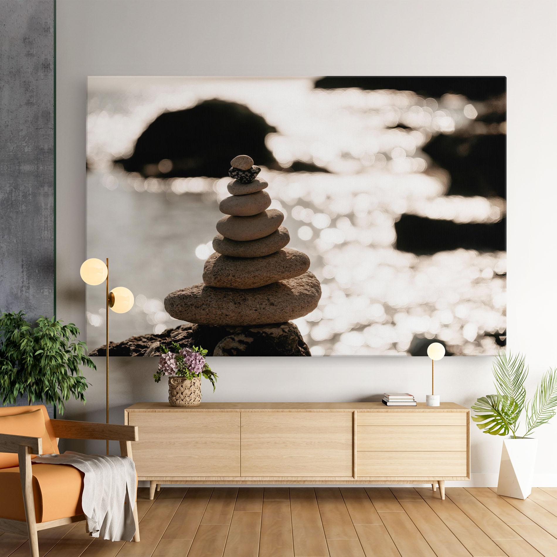 Tablou Canvas Pyramid Stones mockup 9