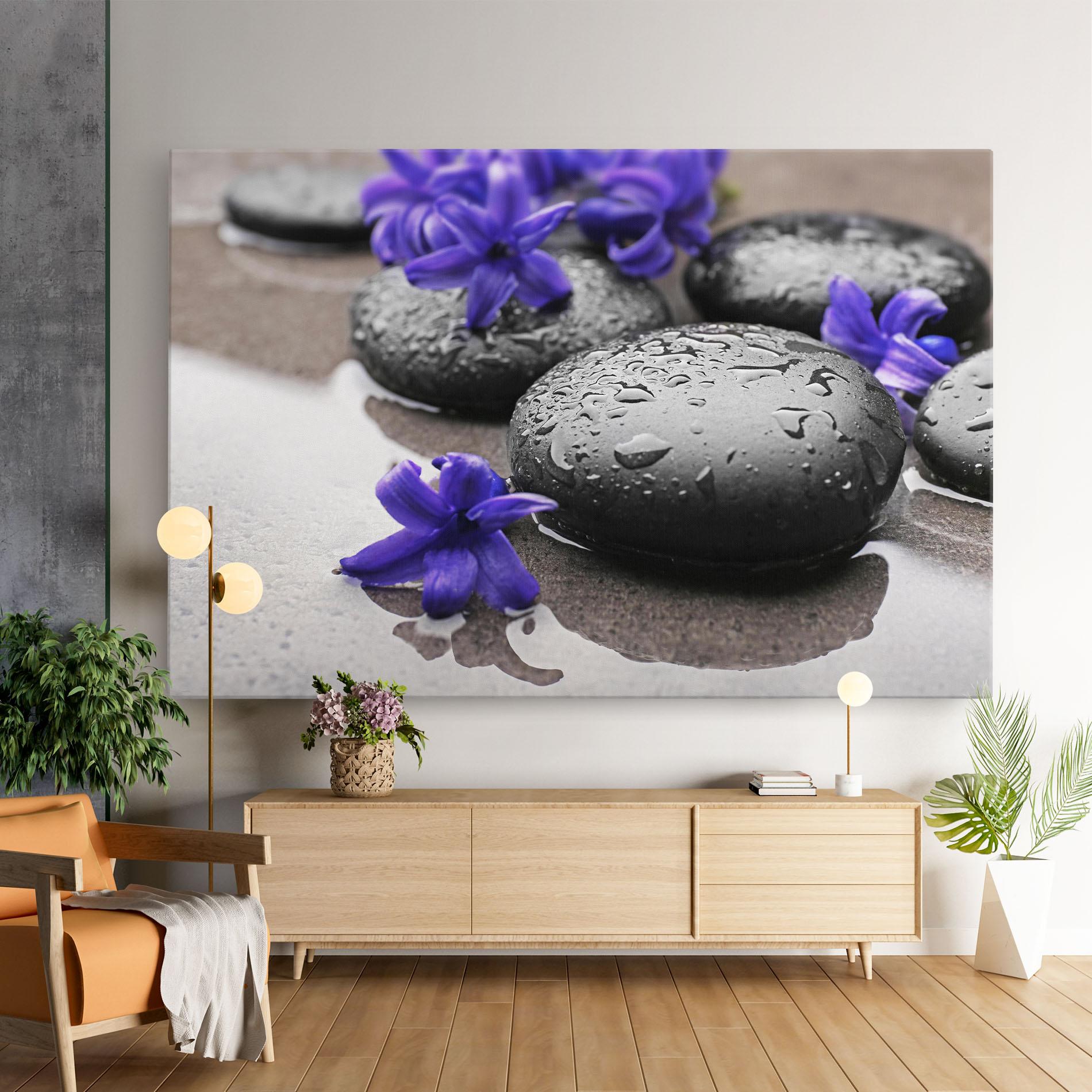Tablou Canvas Spa Purple Rock mockup 9