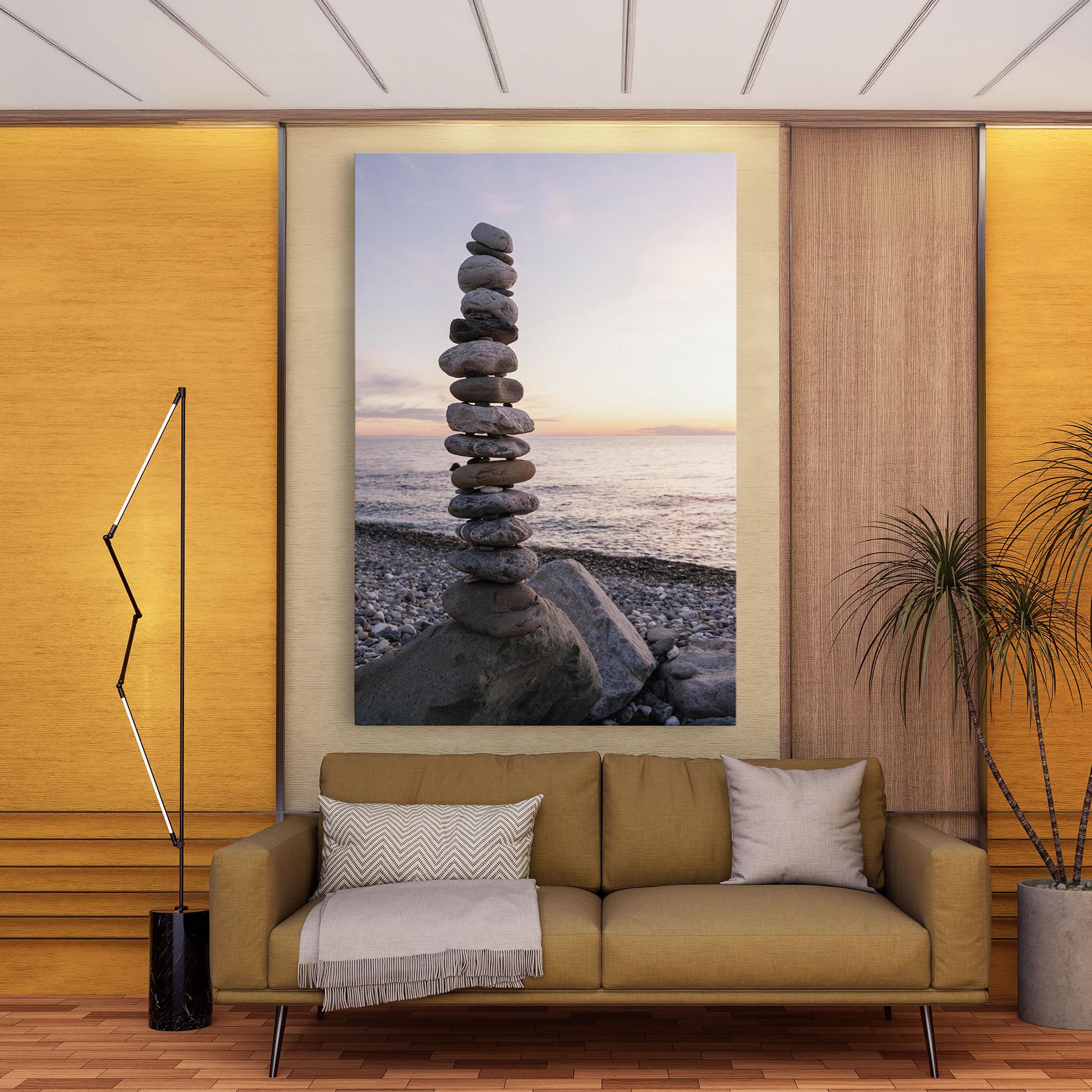Tablou Canvas Pebbles Seaside mockup 9