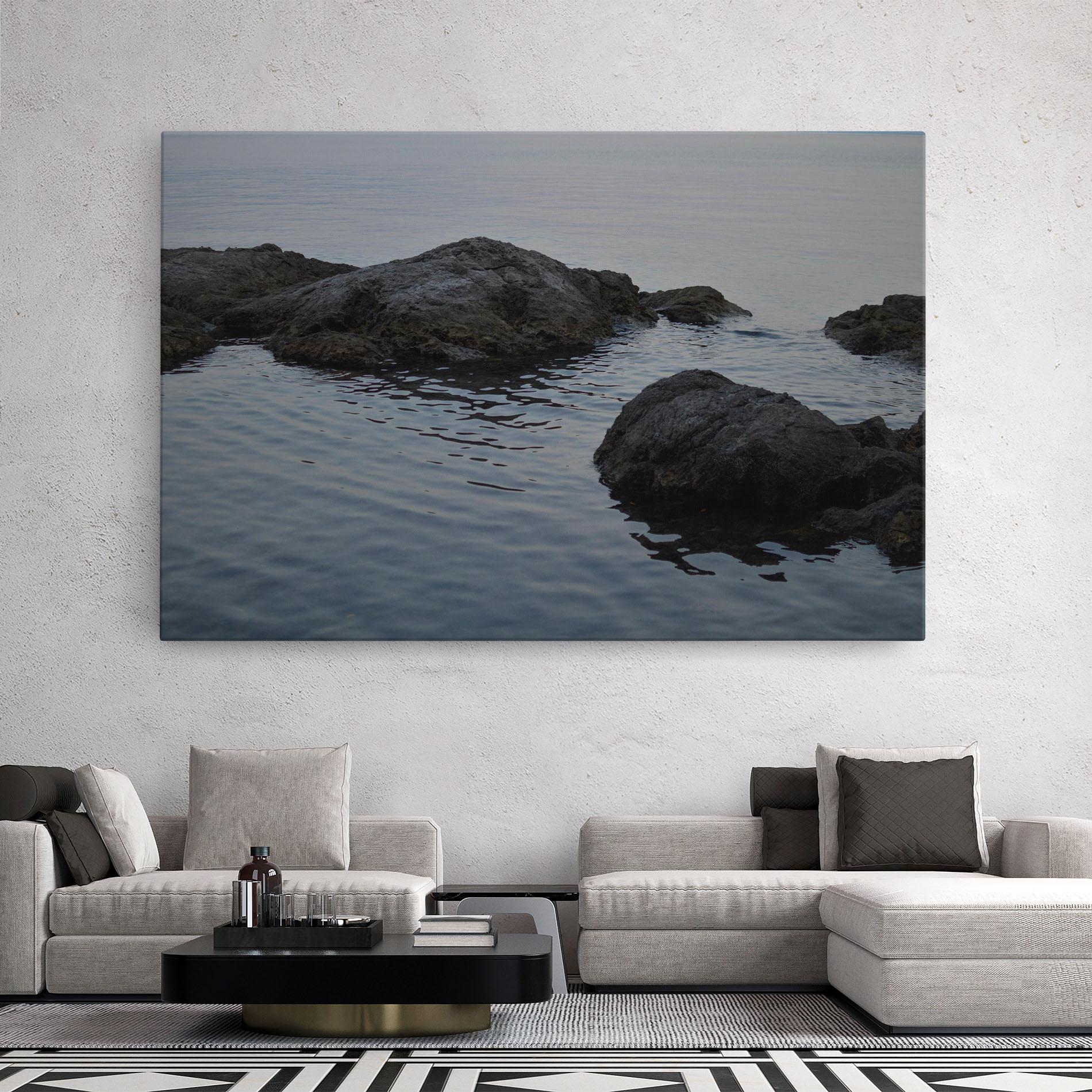 Tablou Canvas Calm Water Stones mockup 2