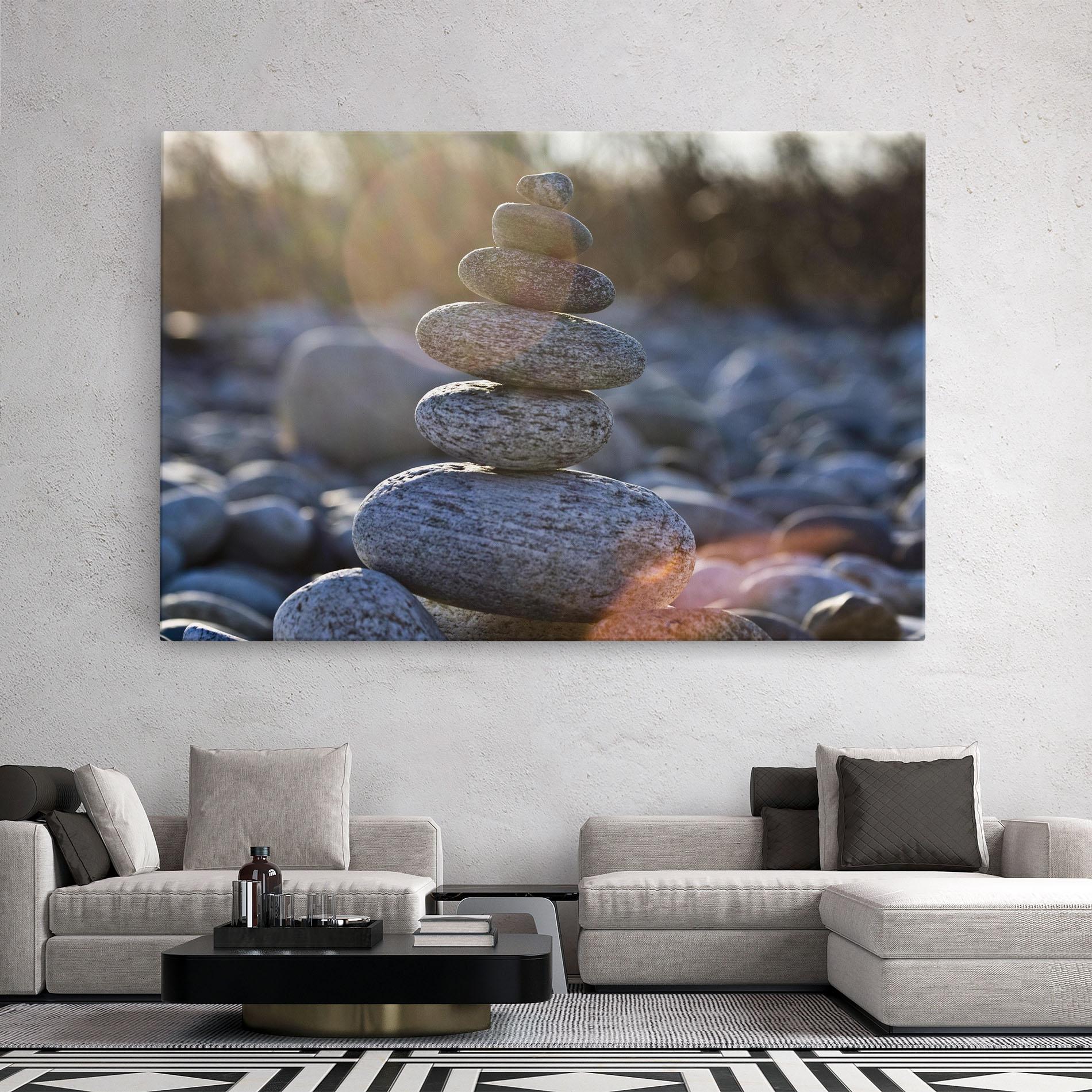 Tablou Canvas Closeup Shot Rocks mockup 2