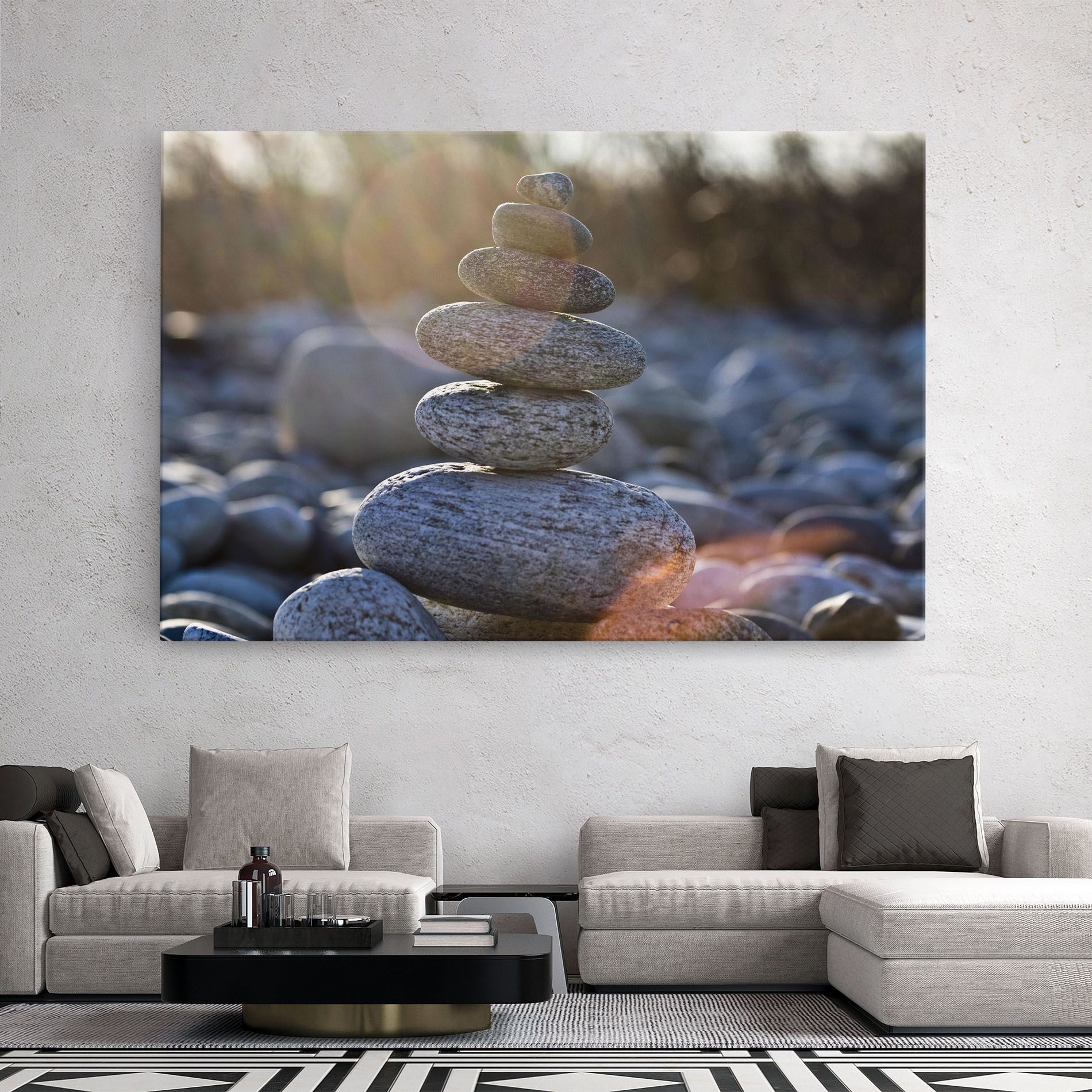 Closeup Shot Rocks mockup 2