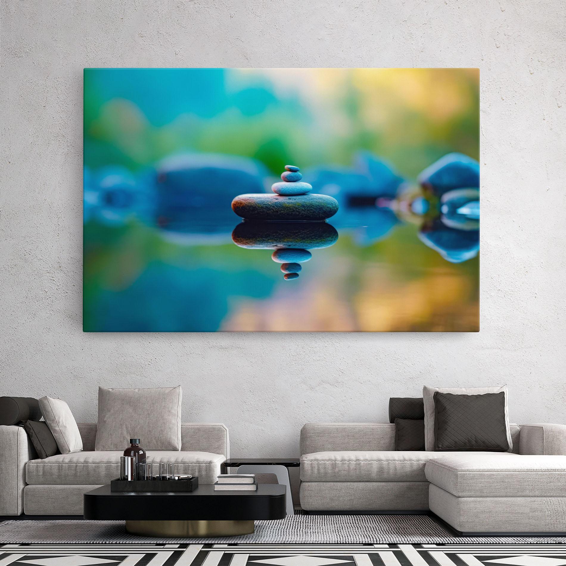 Tablou Canvas Pile Rocks mockup 2