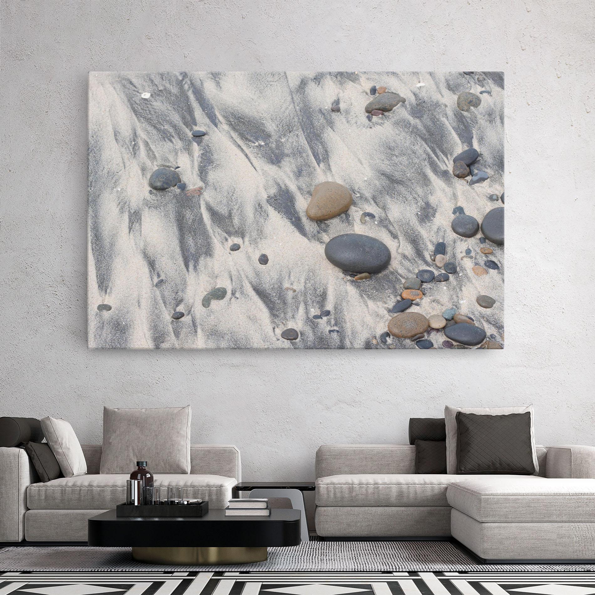 Tablou Canvas Sandy Beach Stones mockup 2