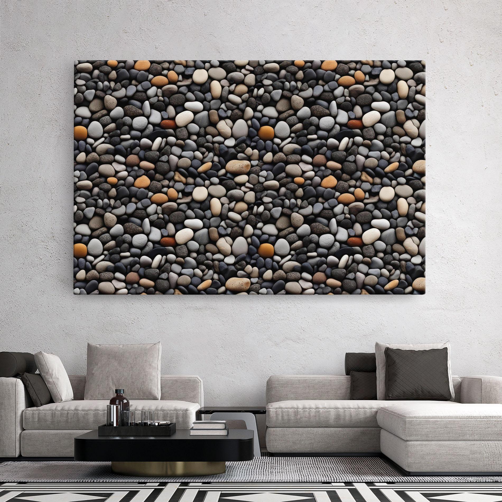 Tablou Canvas Sea Rocks Color mockup 2