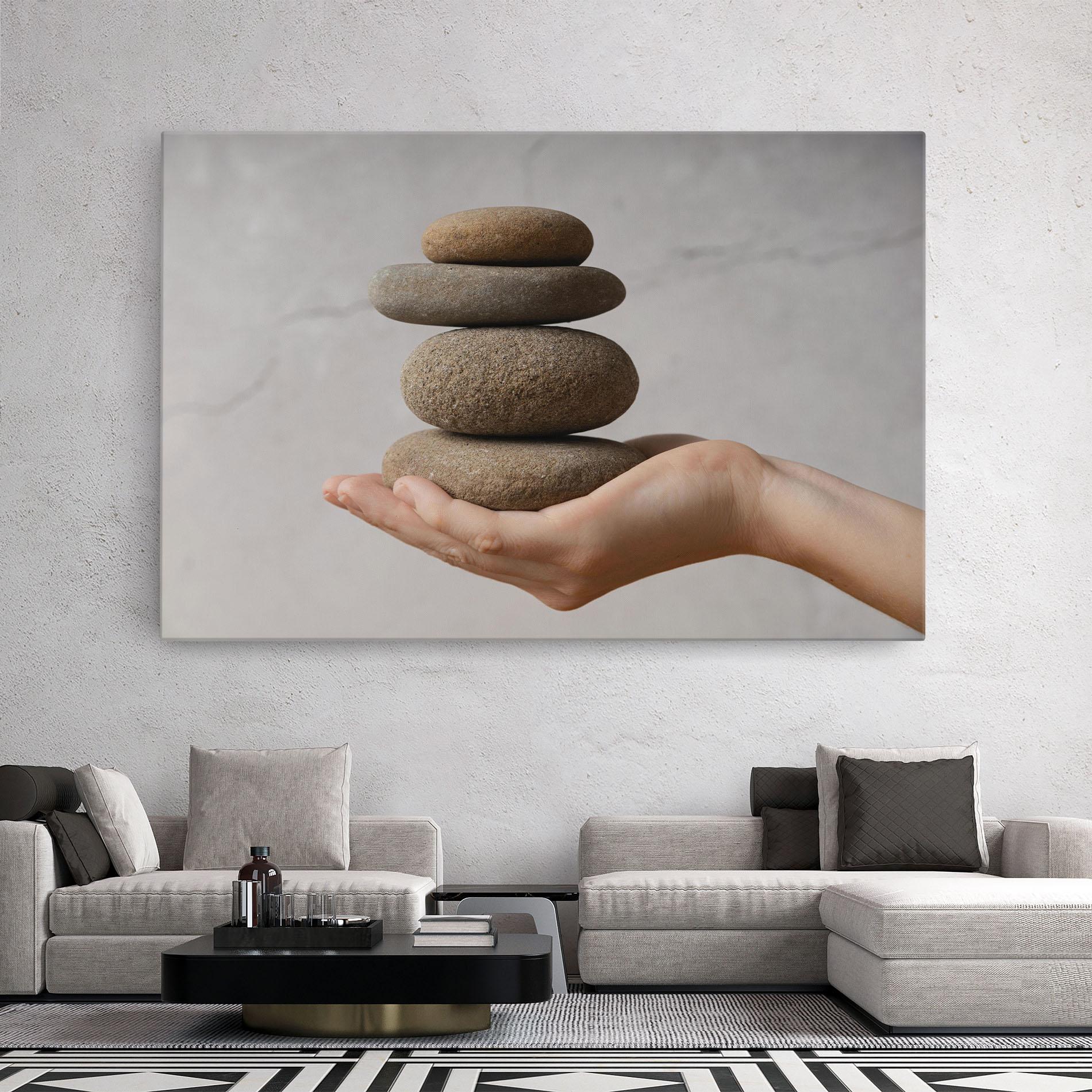 Tablou Canvas Stones Meditation mockup 2