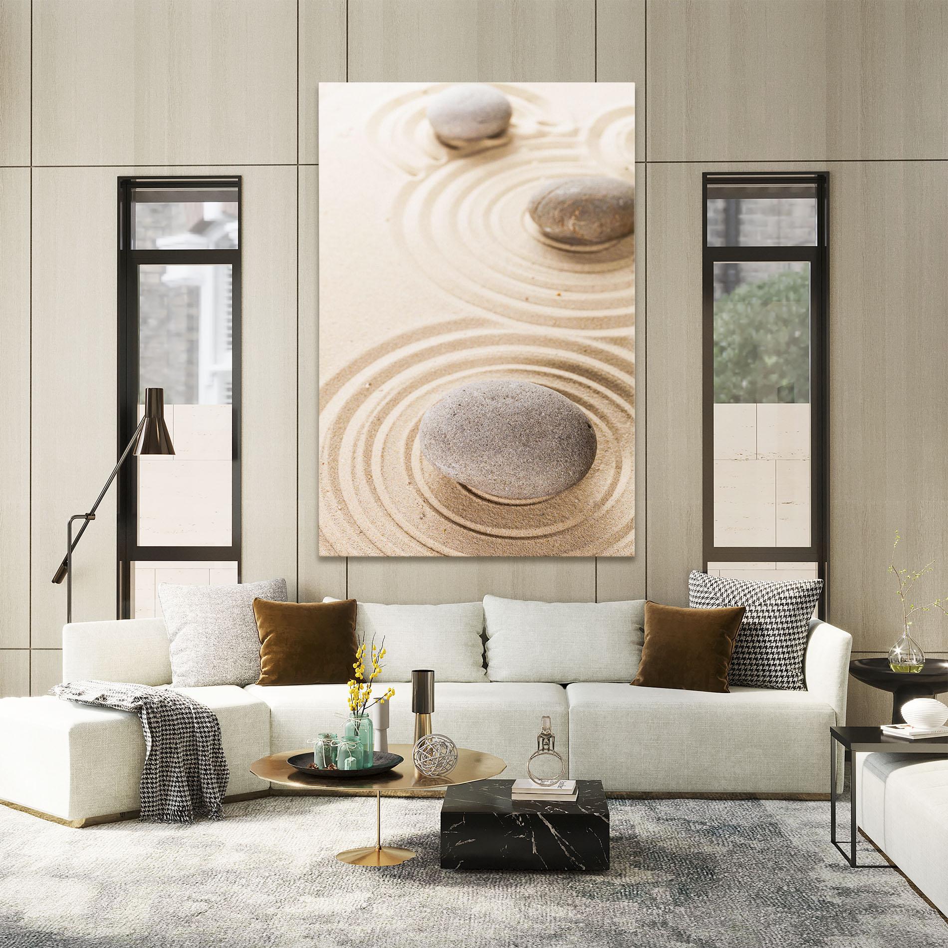 Tablou Canvas Meditation Cream Stone mockup 2