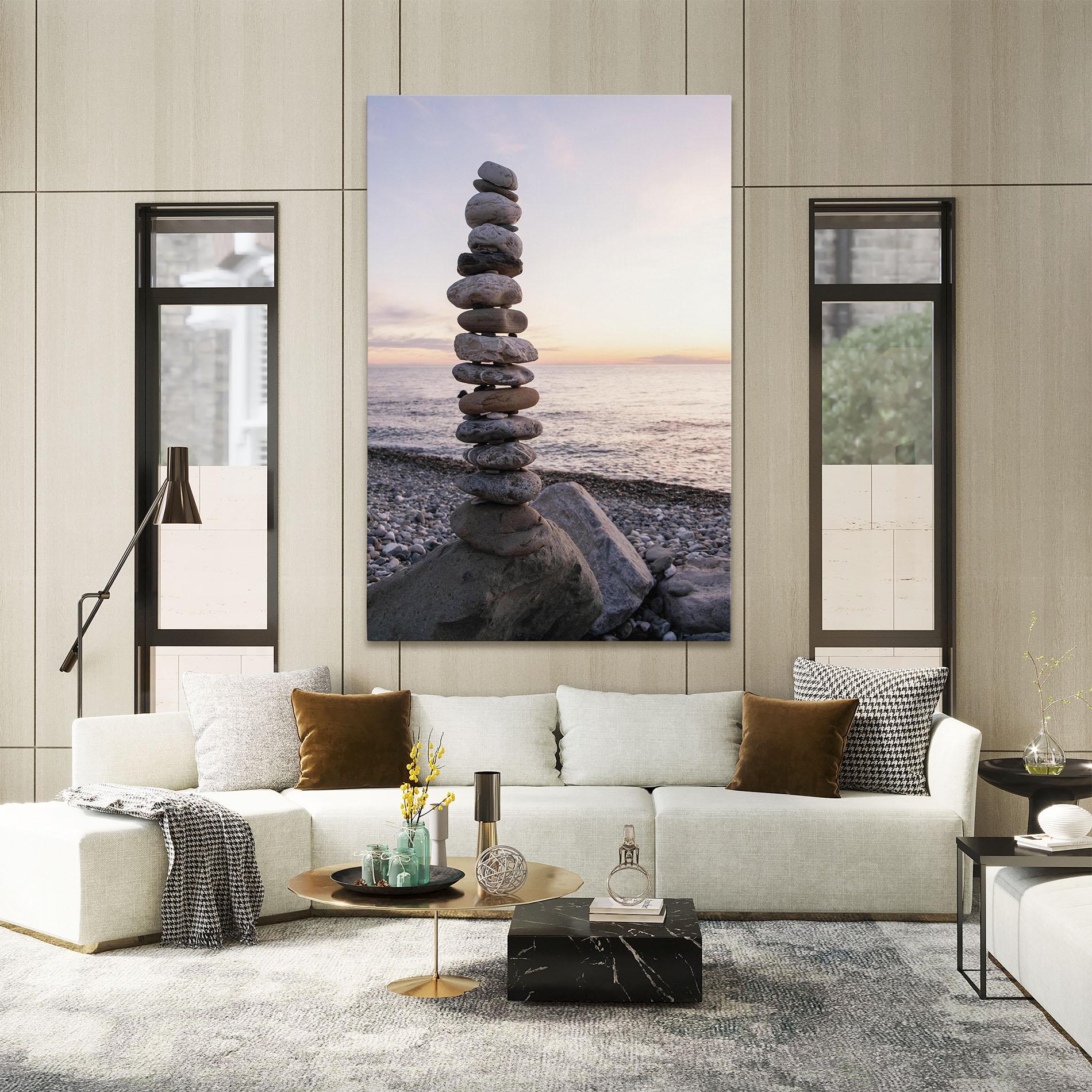 Tablou Canvas Pebbles Seaside mockup 2