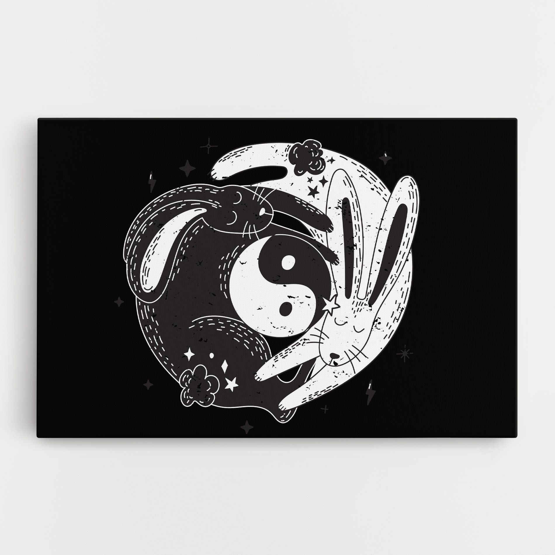 Bunny Yinyang mockup 0