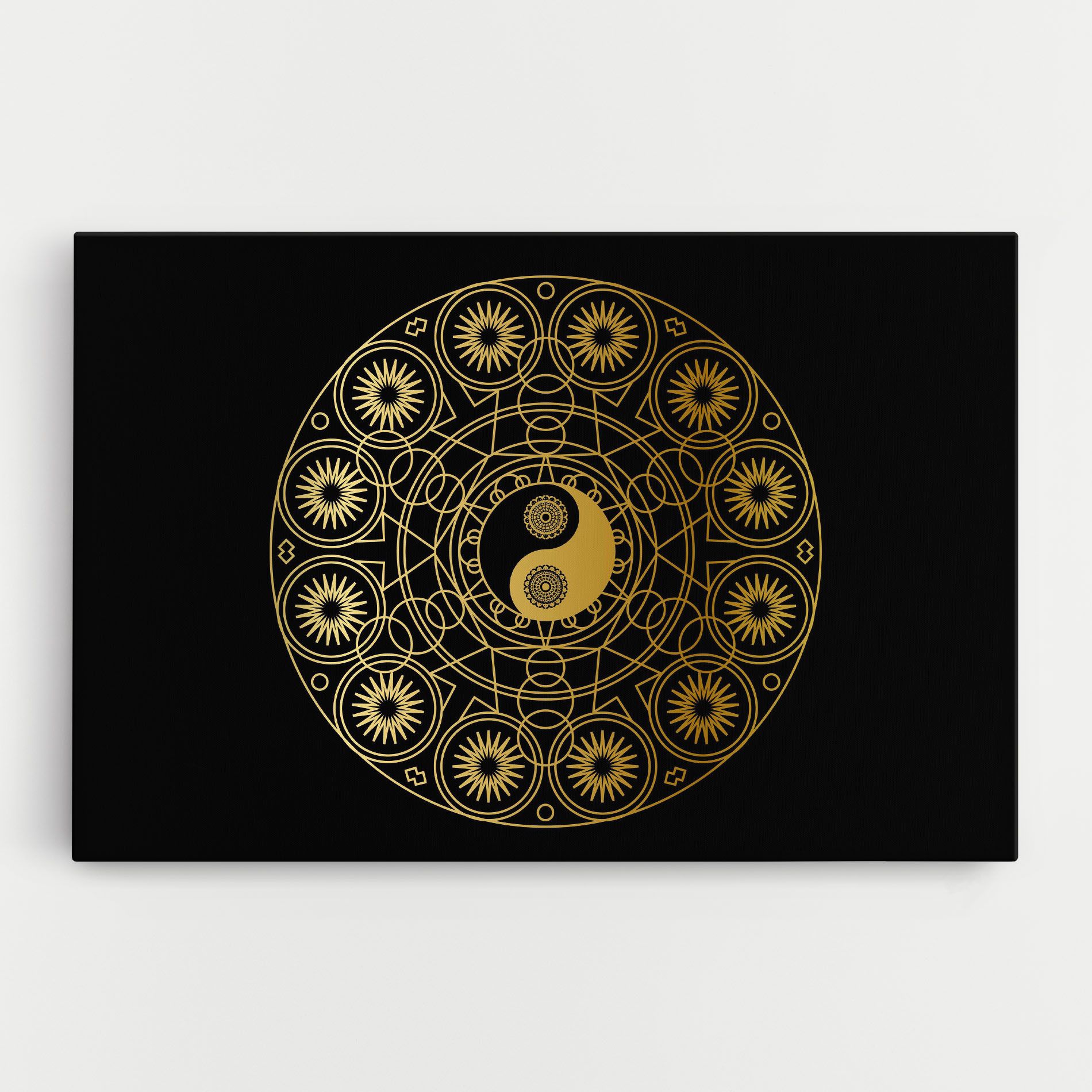 Gold Meditation Mandala mockup 0