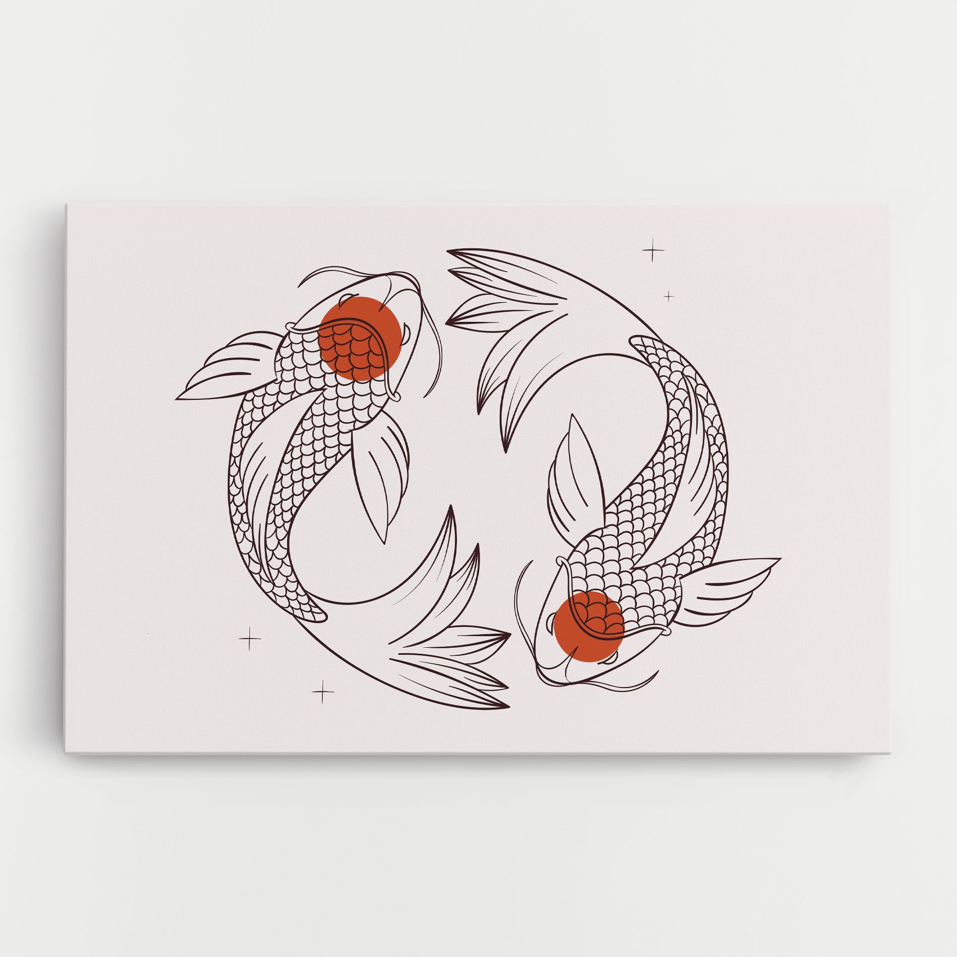 Koi Yinyang Art mockup 0