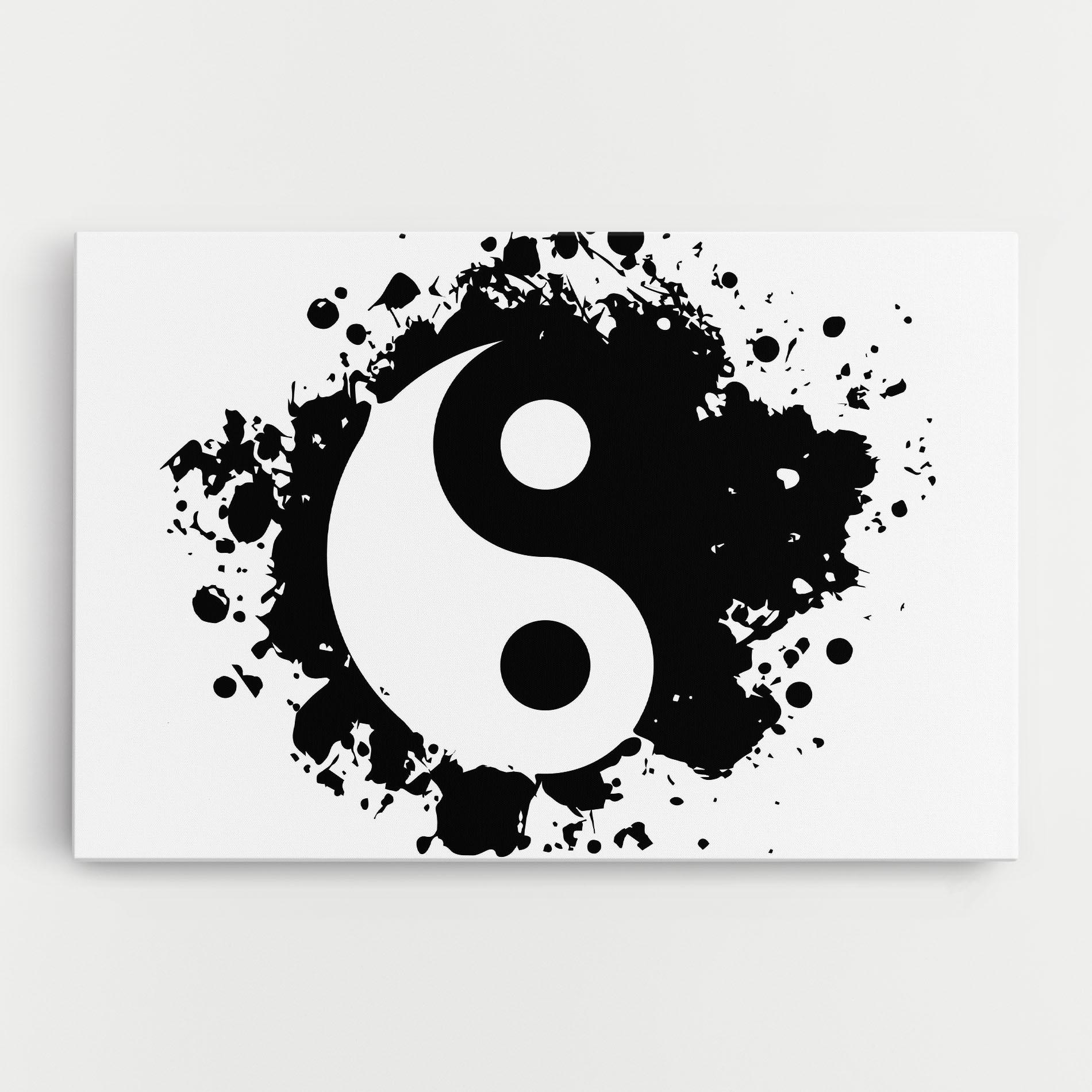 Tablou Canvas Yinyang Harmony mockup 0