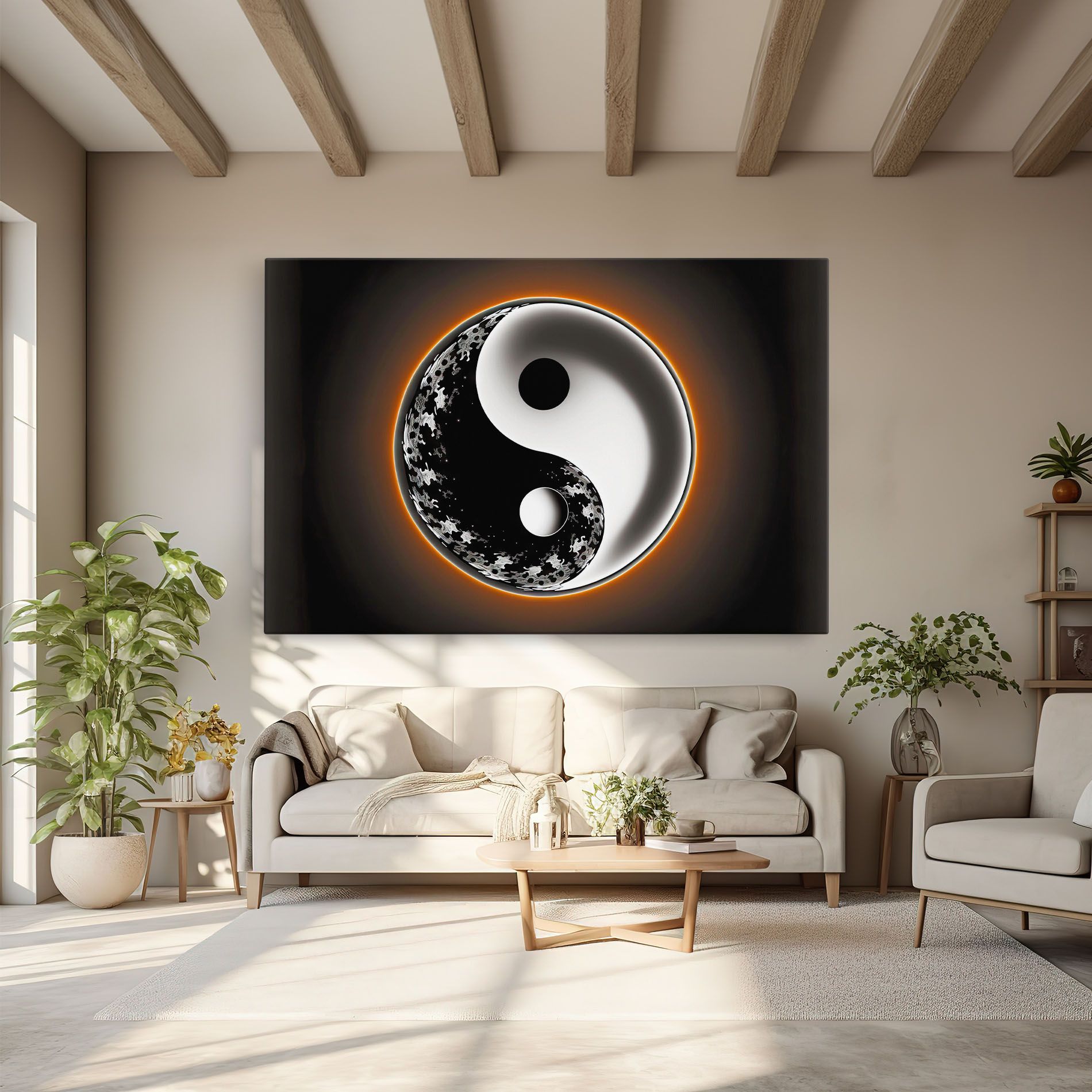 Purple Light Yinyang mockup 6