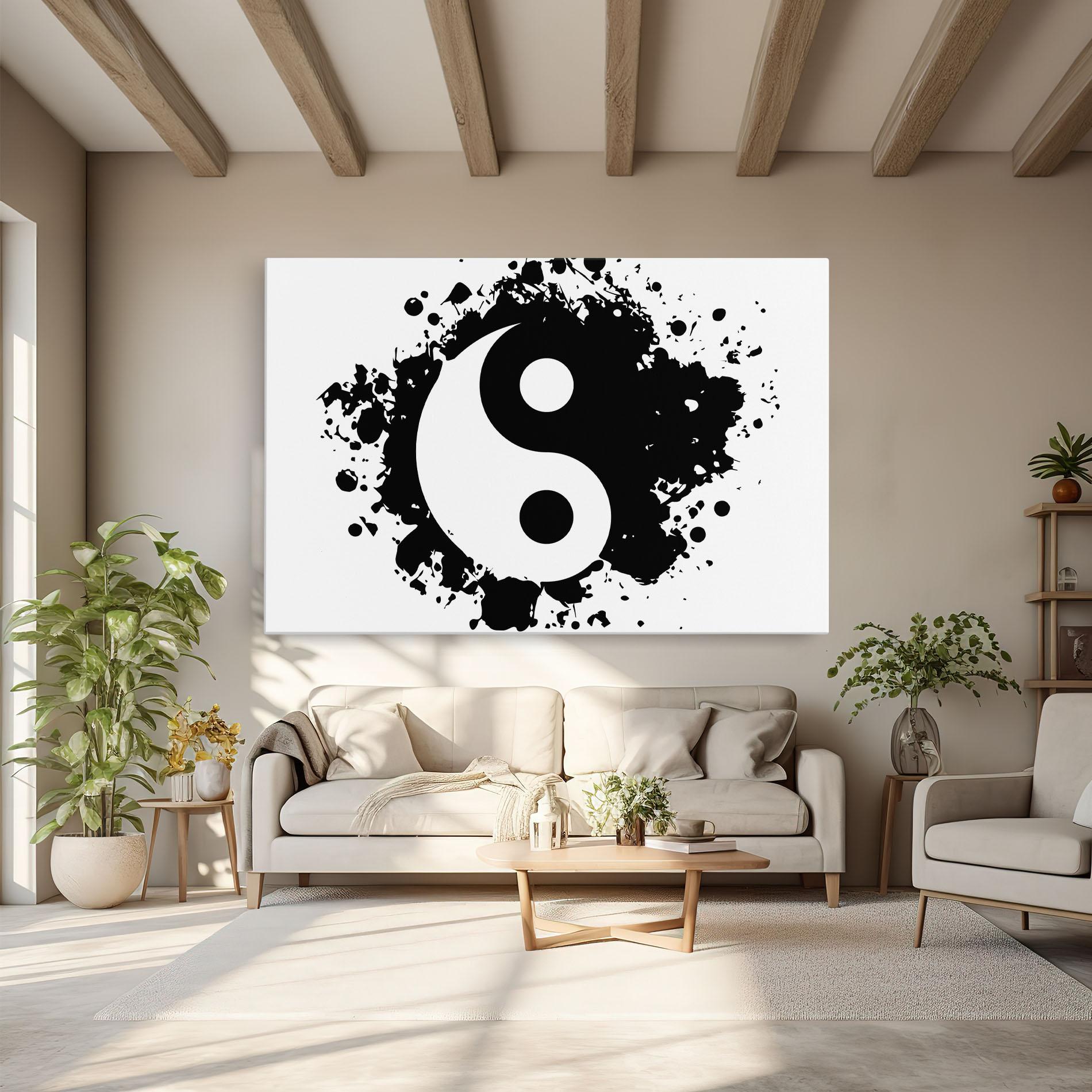 Tablou Canvas Yinyang Harmony mockup 6