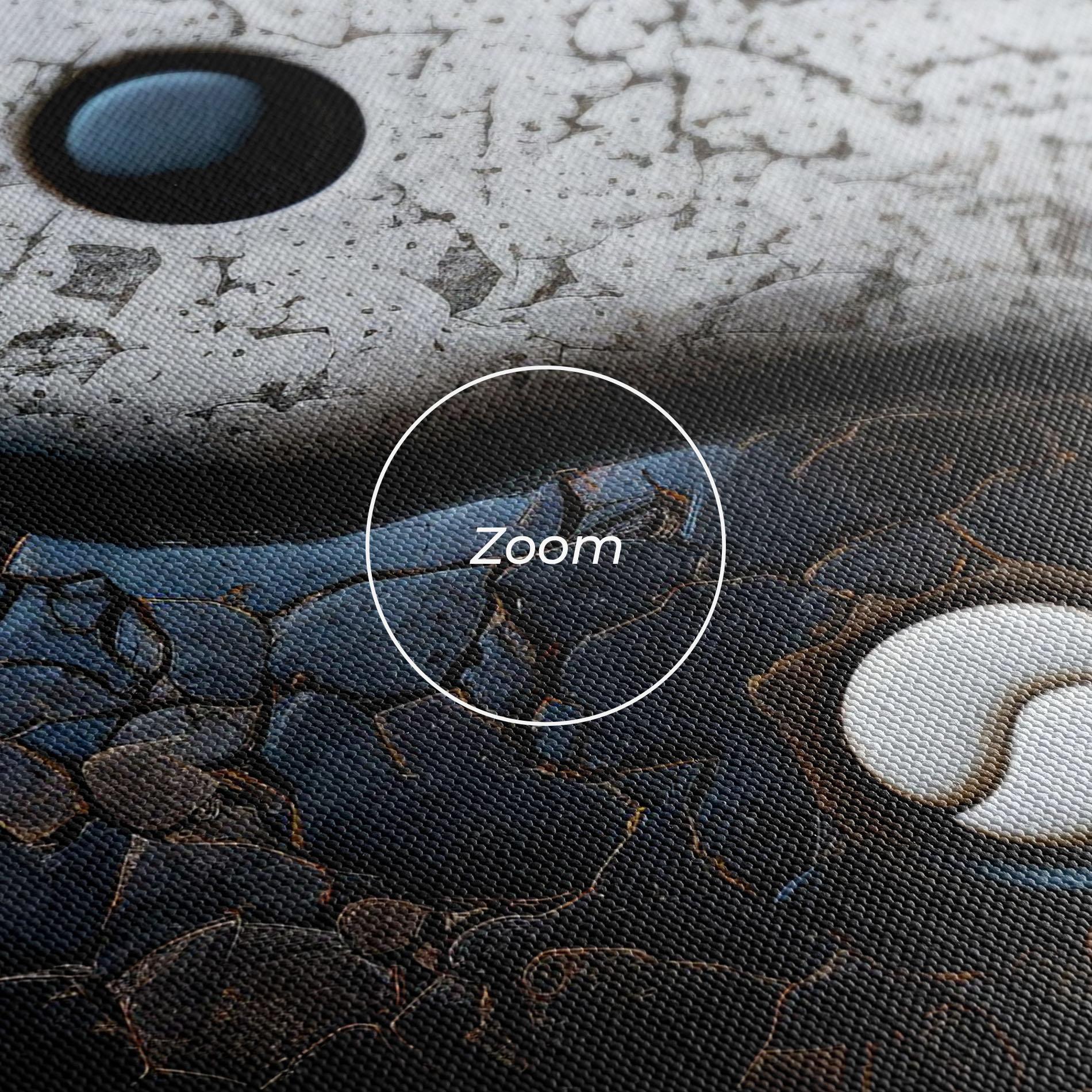 Tablou Canvas Black Stone Yinyang mockup 3