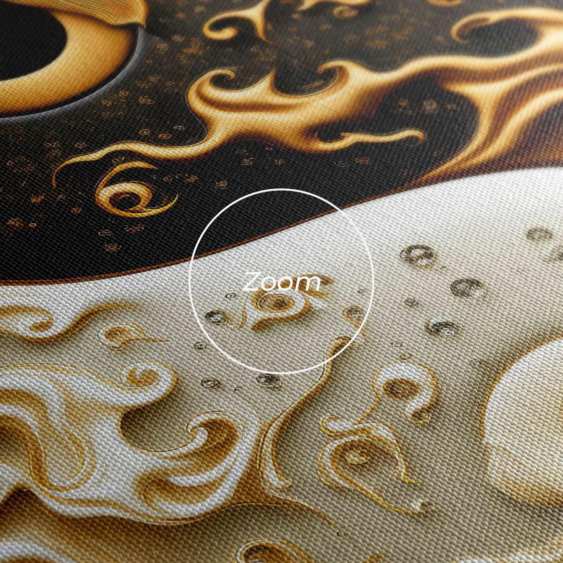 Tablou Canvas Caramel Yinyang mockup 3