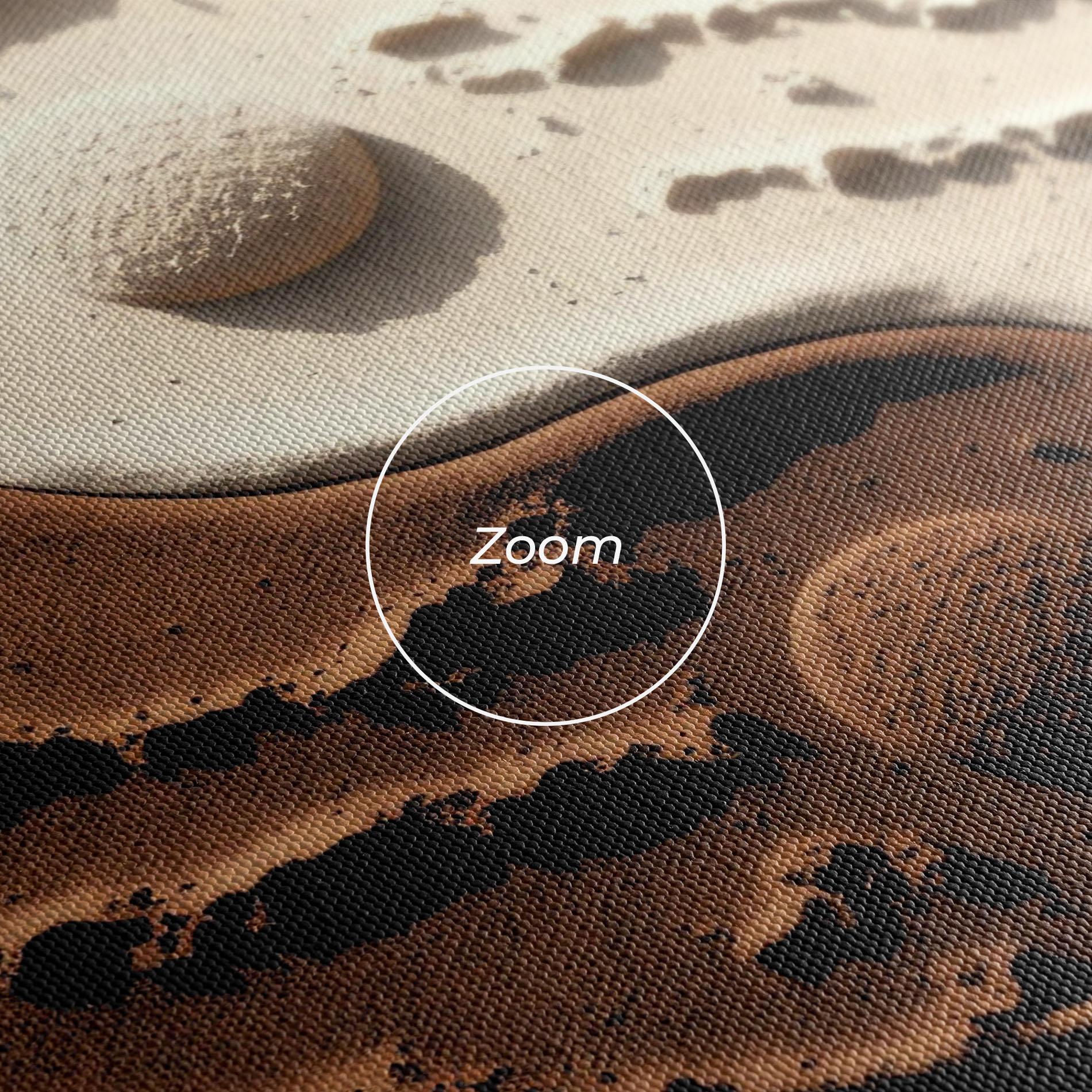 Tablou Canvas Earth Yinyang mockup 3