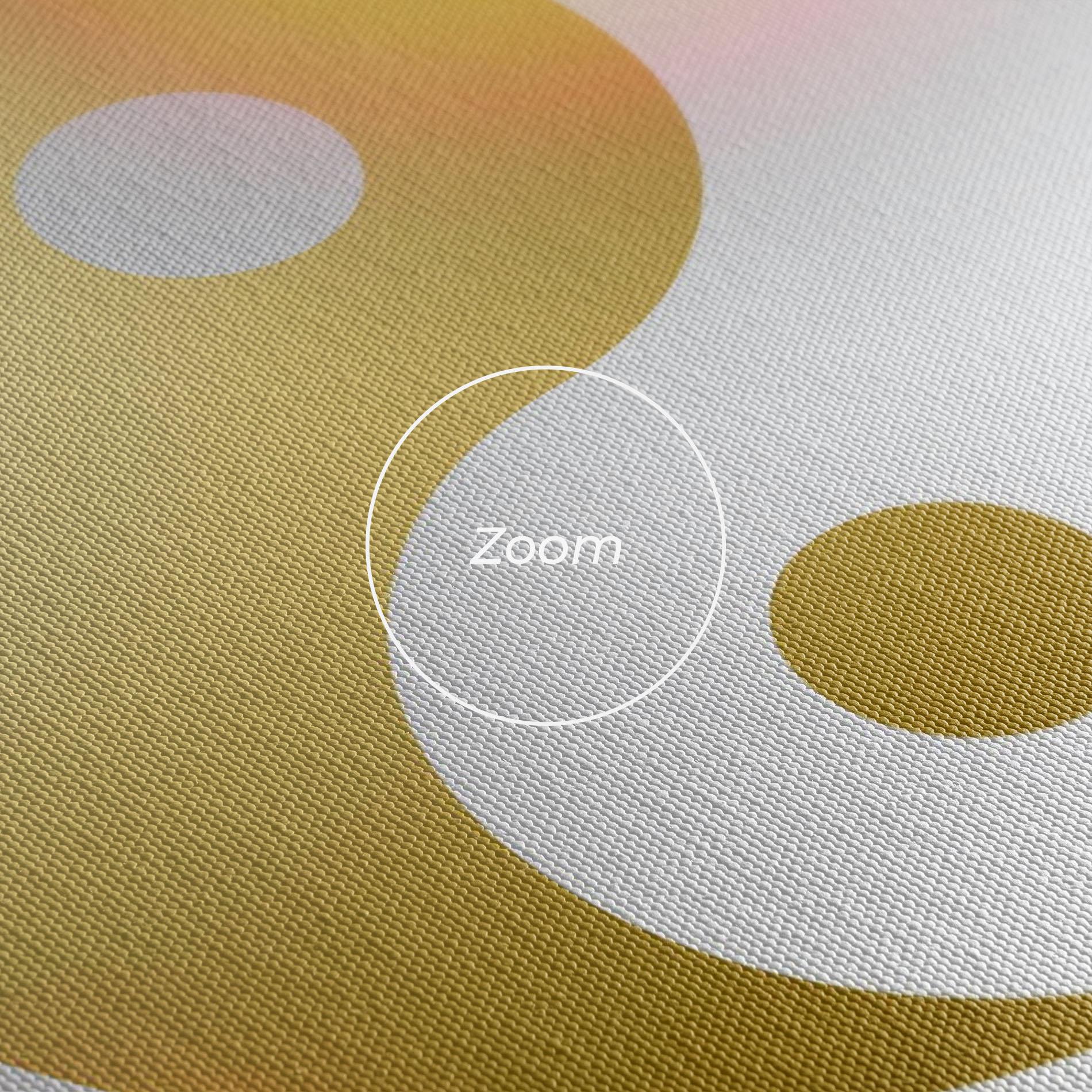 Tablou Canvas Gold Light Yinyang mockup 3