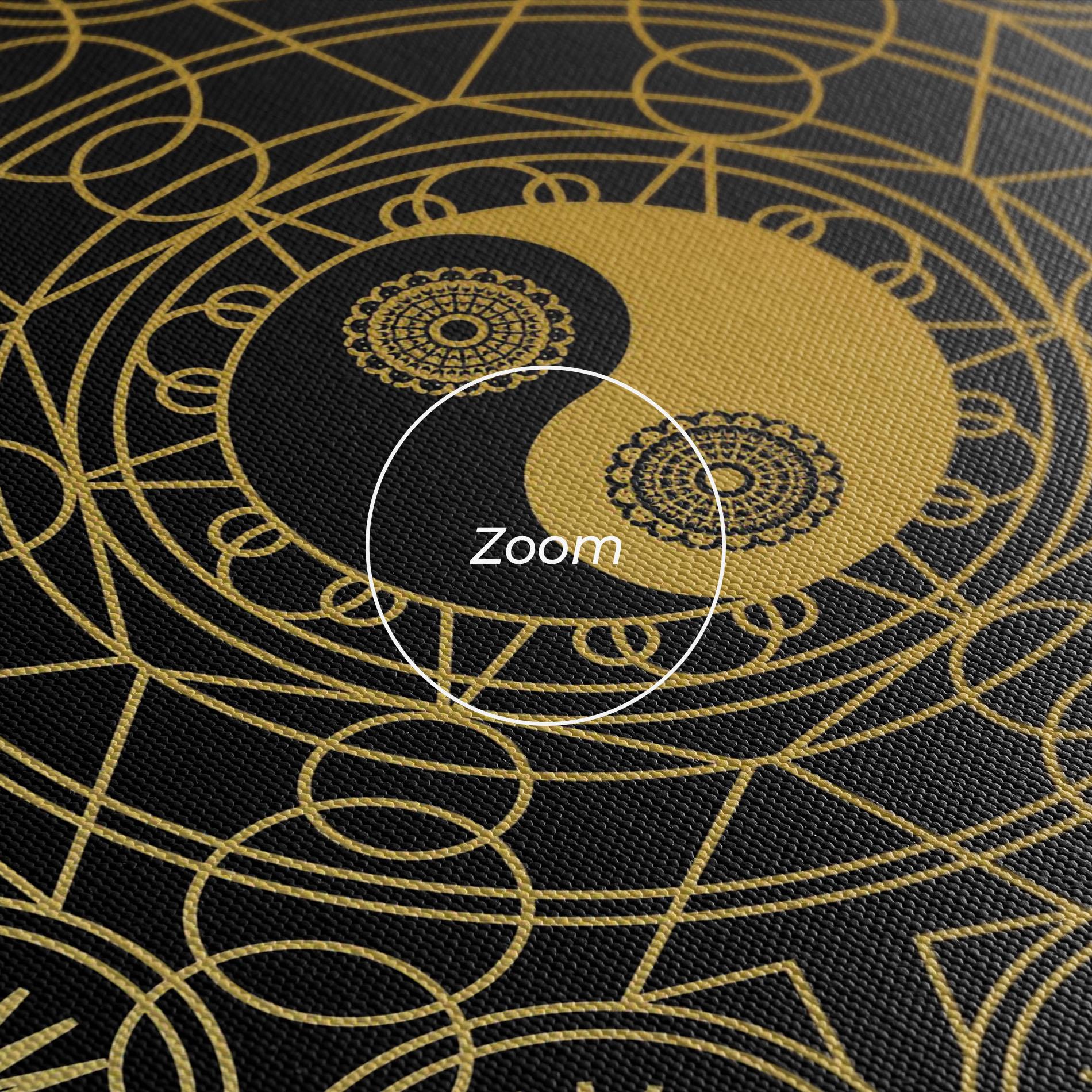 Tablou Canvas Gold Meditation Mandala mockup 3