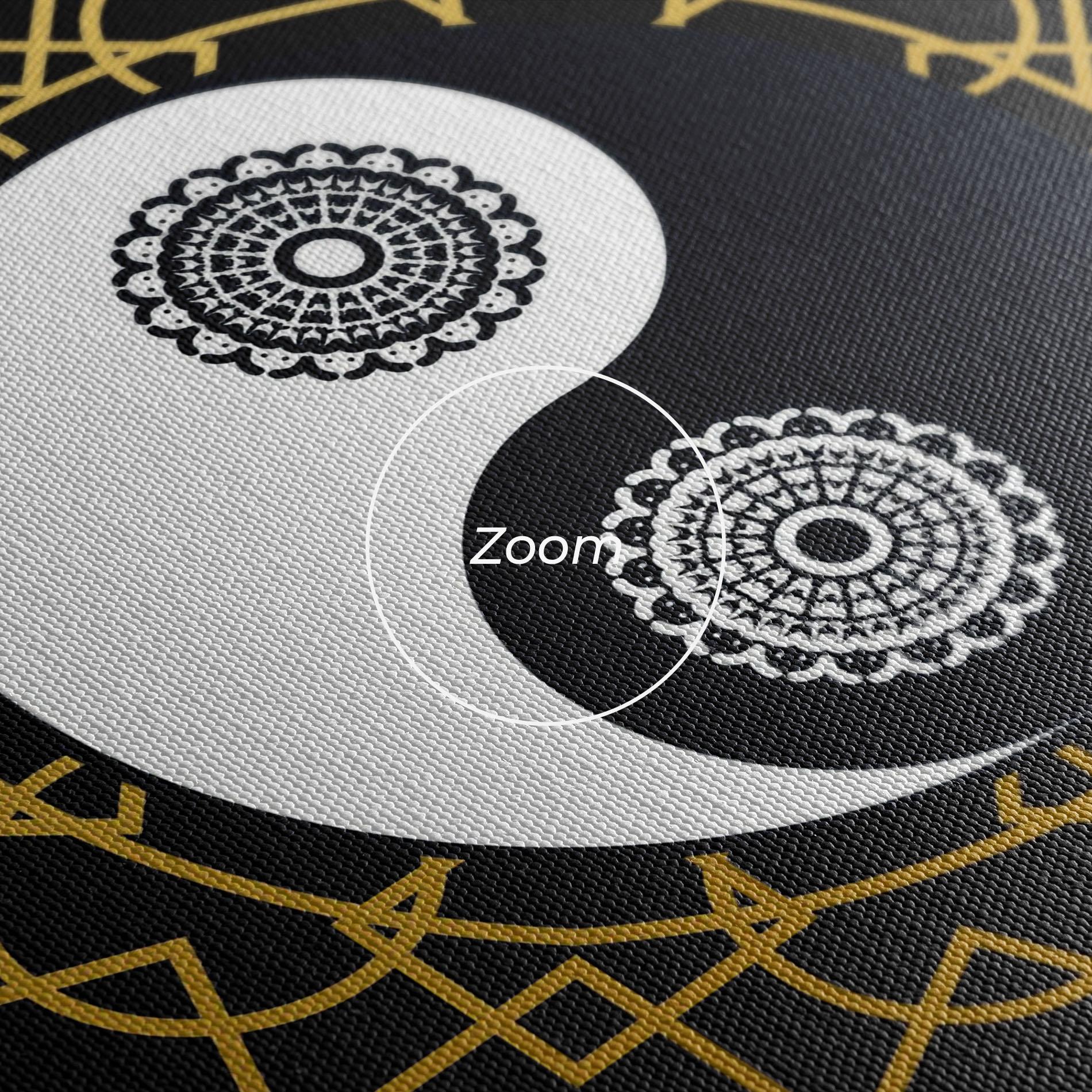 Tablou Canvas Meditation Yin Yang mockup 3