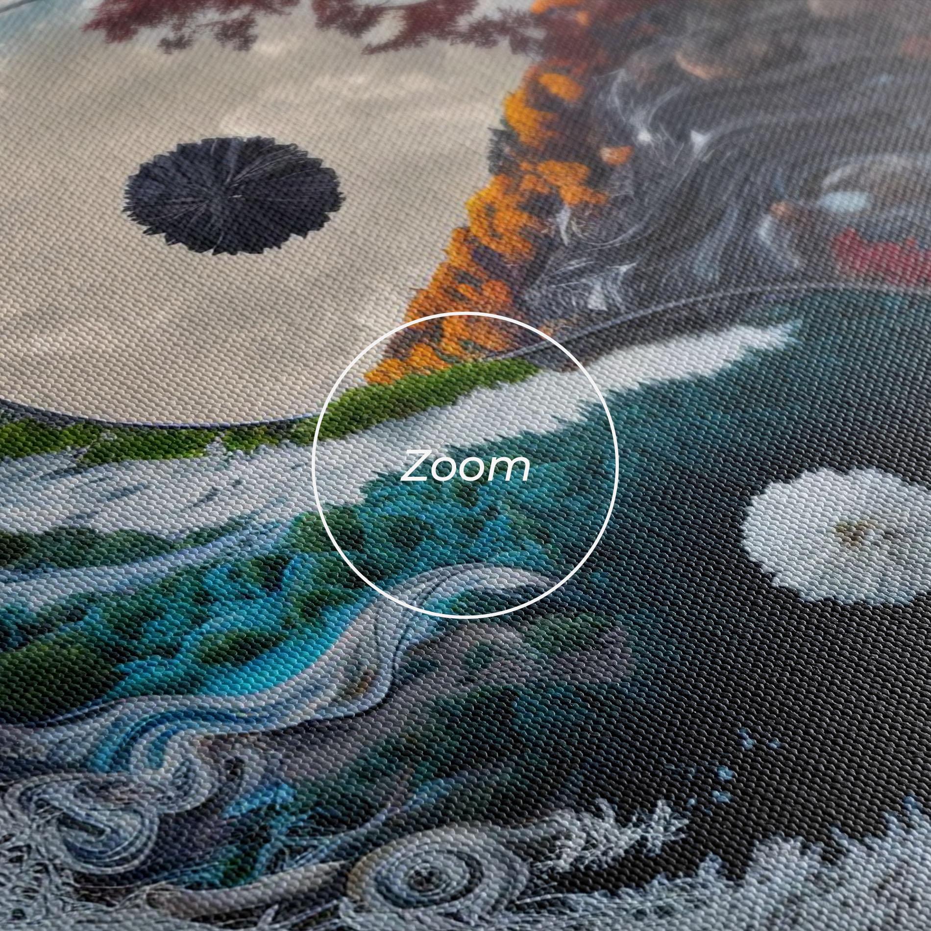 Tablou Canvas Mountain Yinyang mockup 3