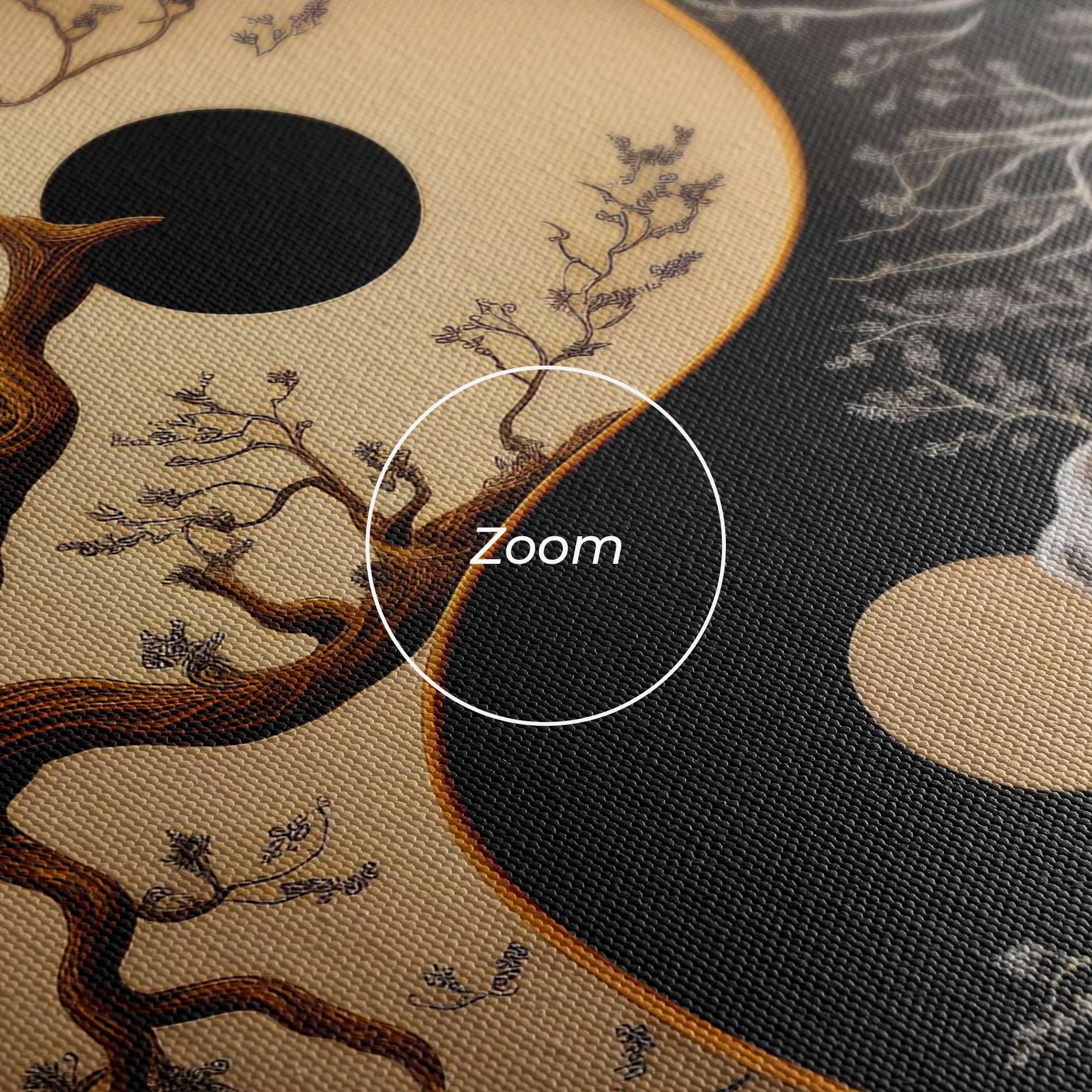 Tablou Canvas Old Tree Yinyang mockup 3