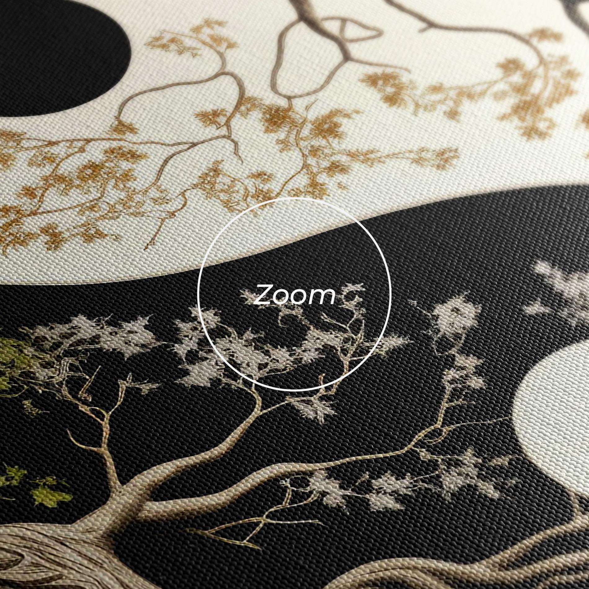 Tablou Canvas Tree Yinyang mockup 3