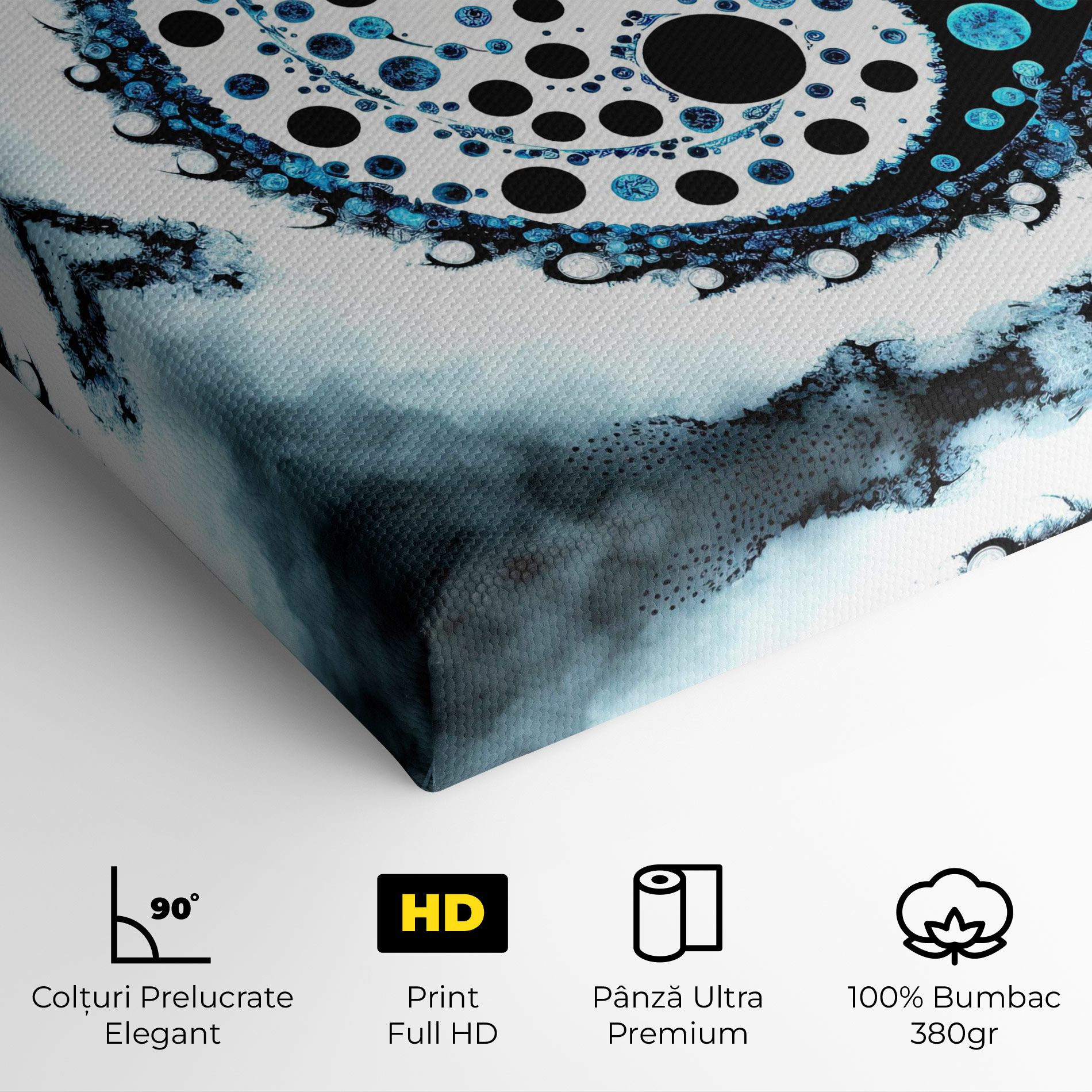 Blue White Yinyang mockup 4