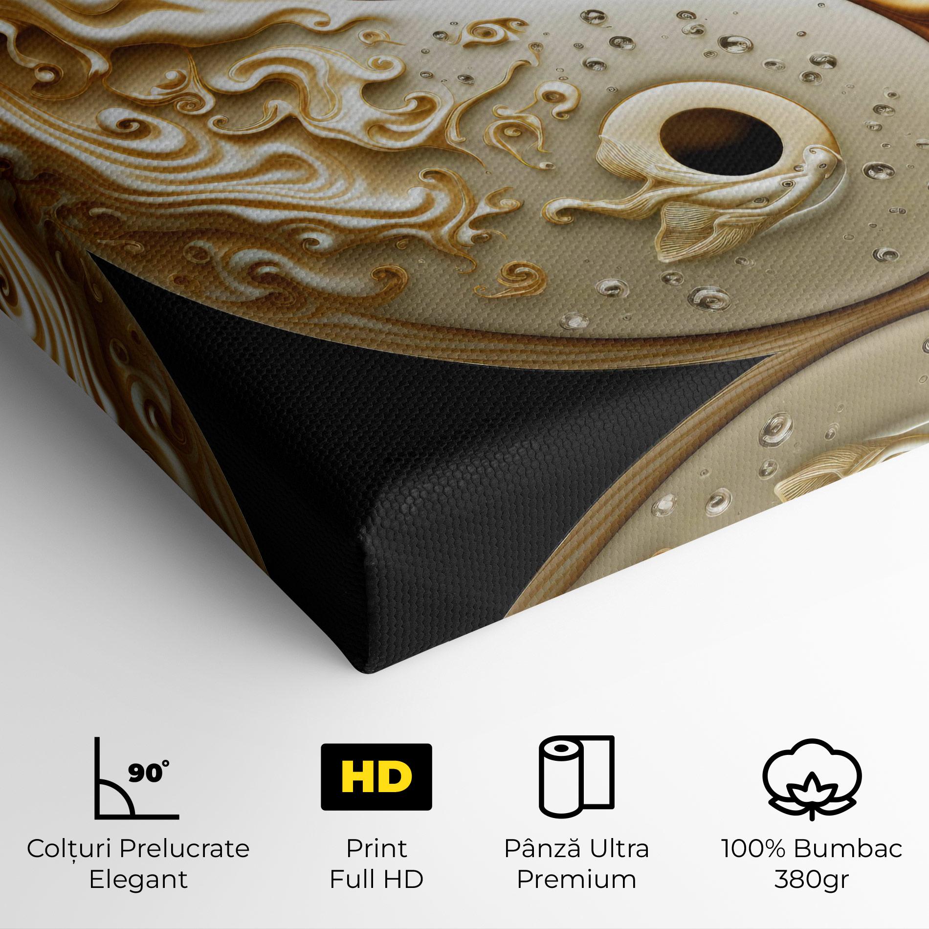 Tablou Canvas Caramel Yinyang mockup 4