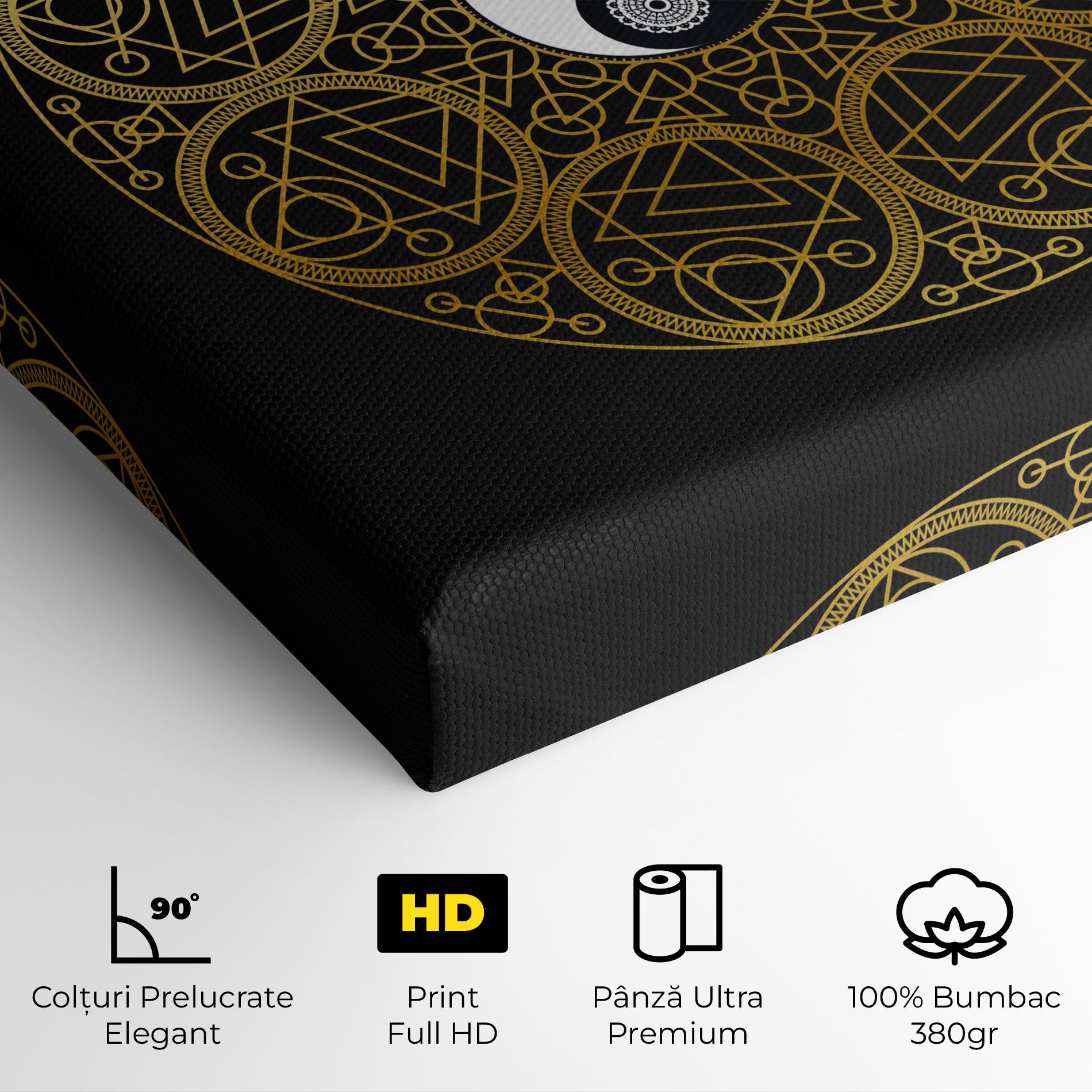 Tablou Canvas Meditation Mandala mockup 4