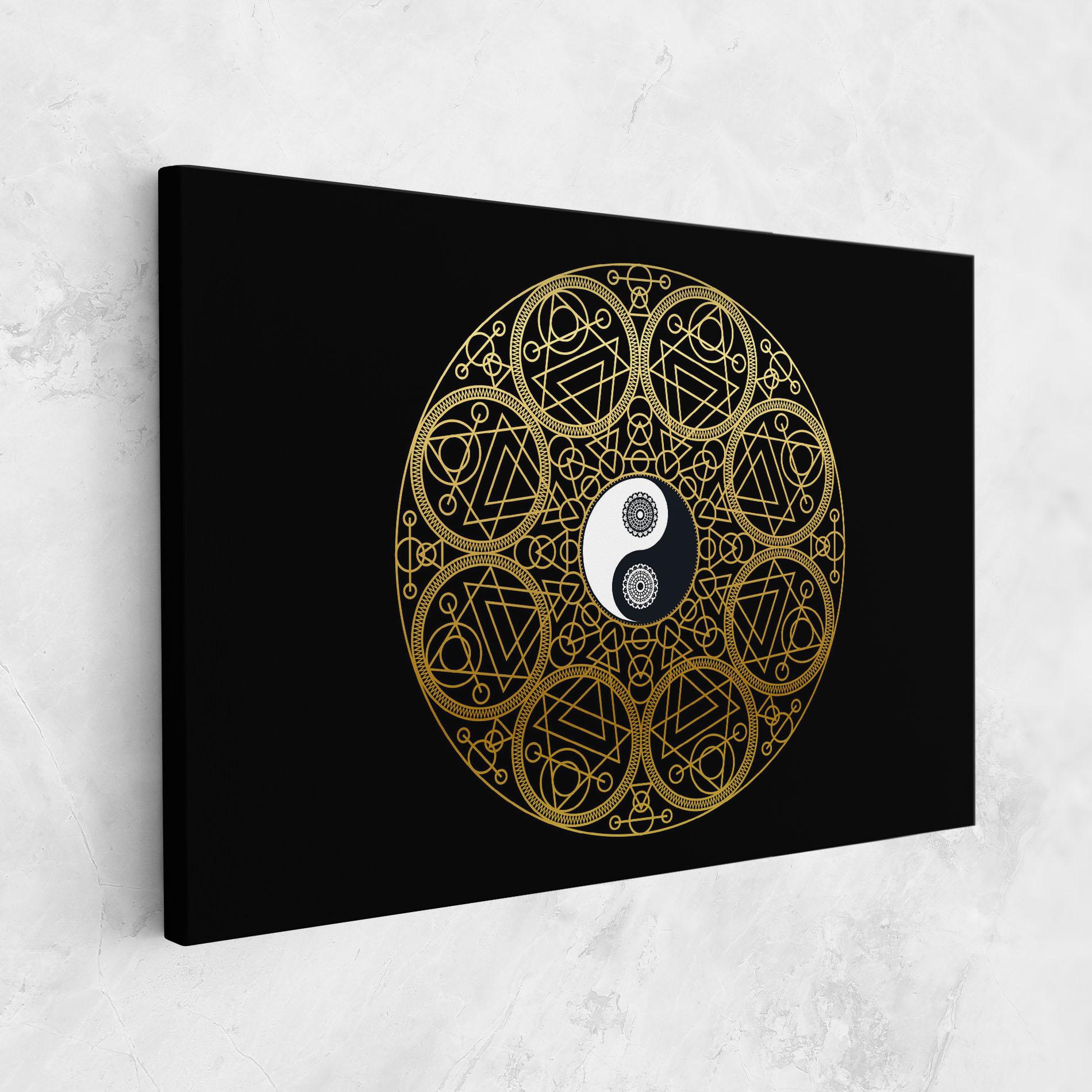 Tablou Canvas Meditation Mandala mockup 1