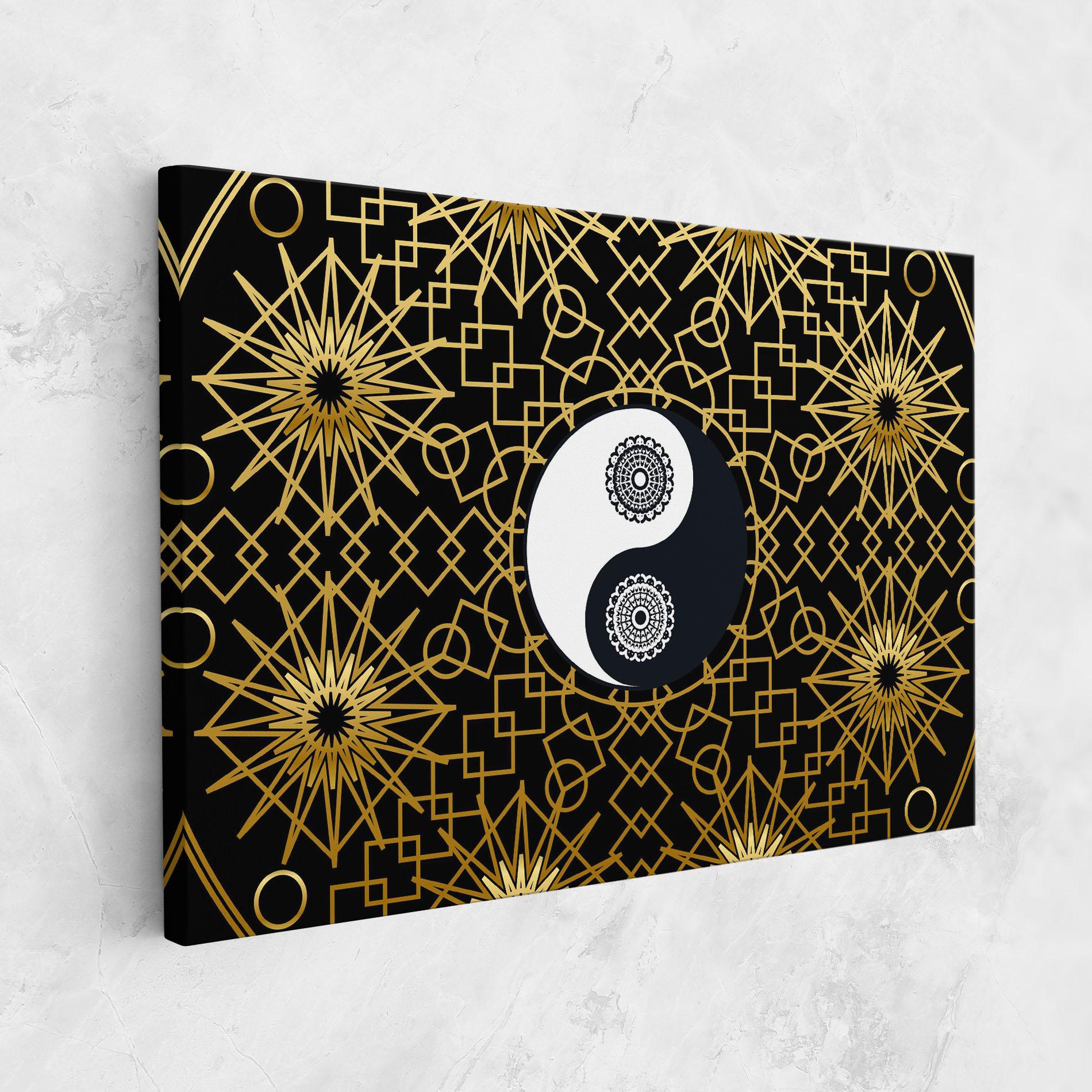 Tablou Canvas Meditation Yin Yang mockup 1