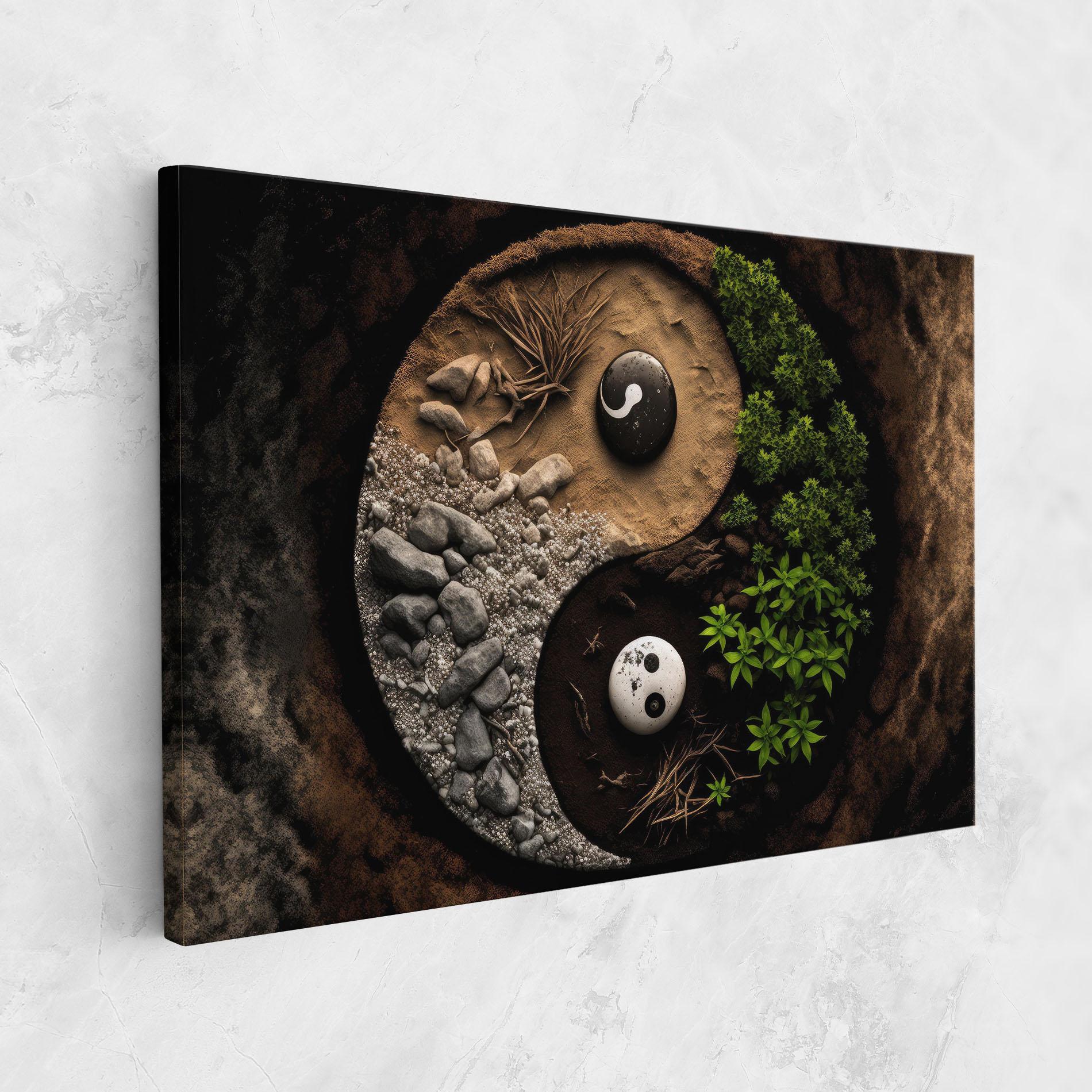 Tablou Canvas Nature Yinyang mockup 1